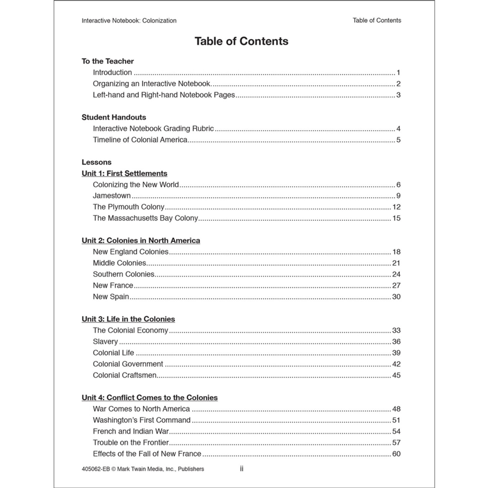 CARSON DELLOSA PUBLISHING CO Interactive Notebook: Colonization Resource Book Grade 5-8