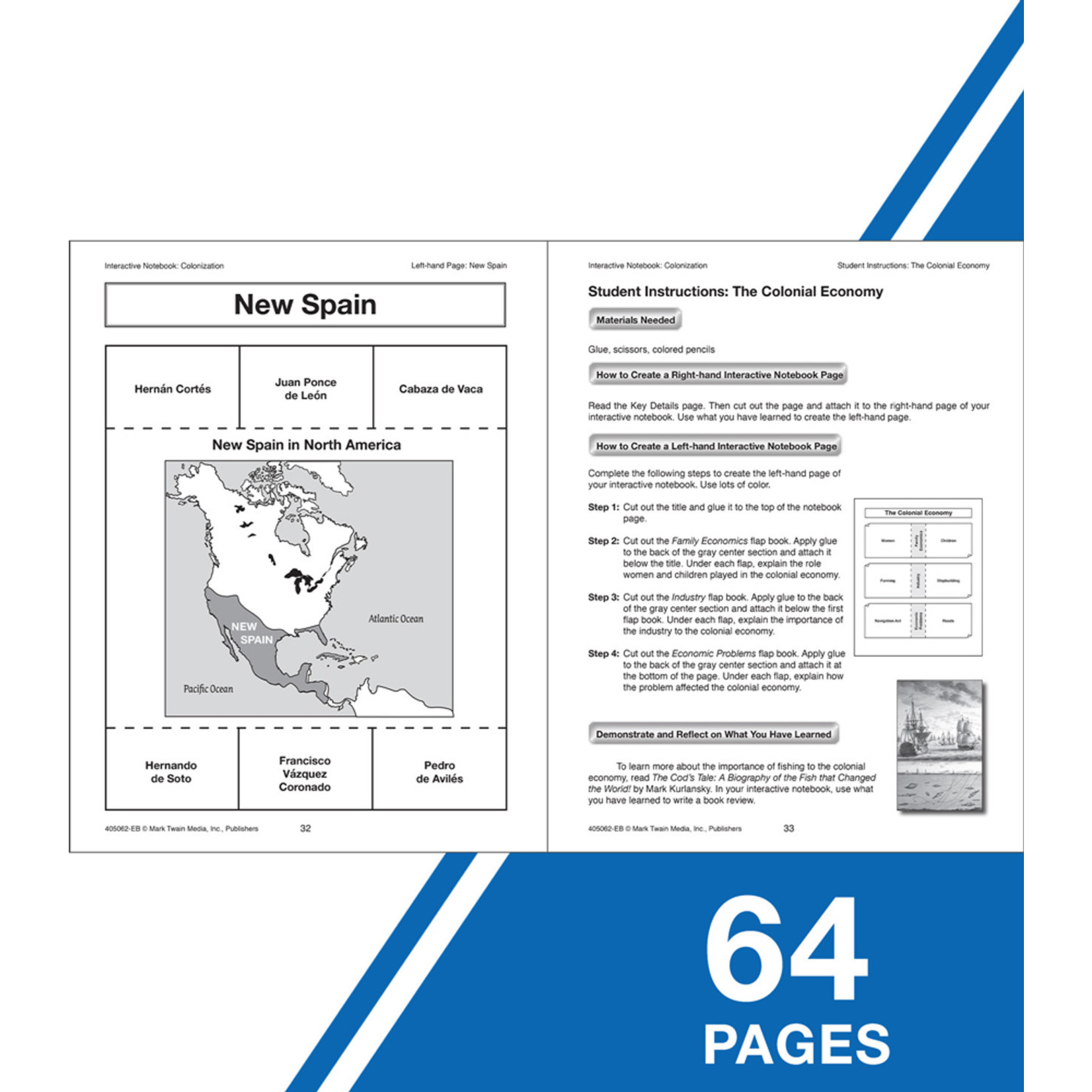 CARSON DELLOSA PUBLISHING CO Interactive Notebook: Colonization Resource Book Grade 5-8