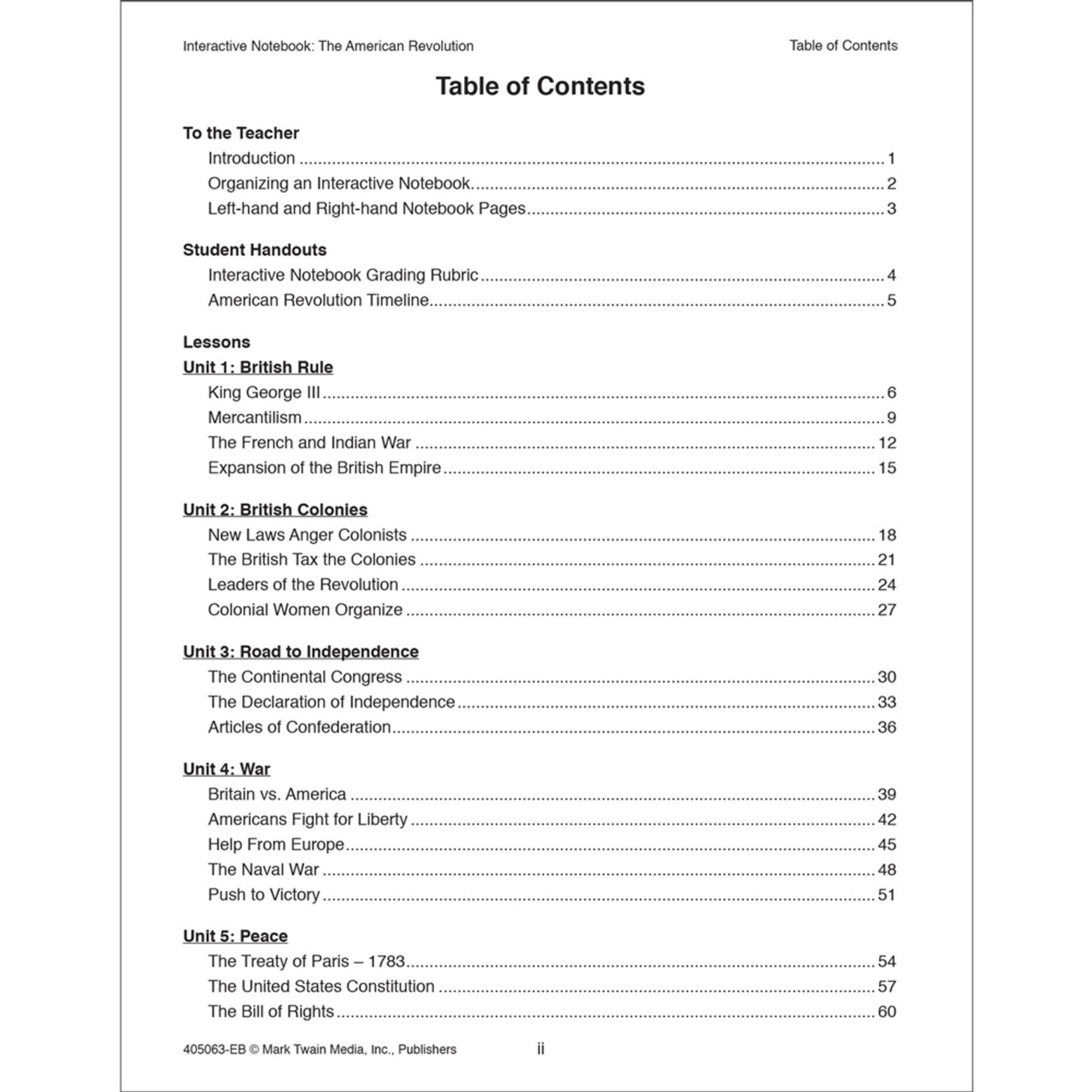 CARSON DELLOSA PUBLISHING CO Interactive Notebook: The American Revolution Resource Book Grade 5-8