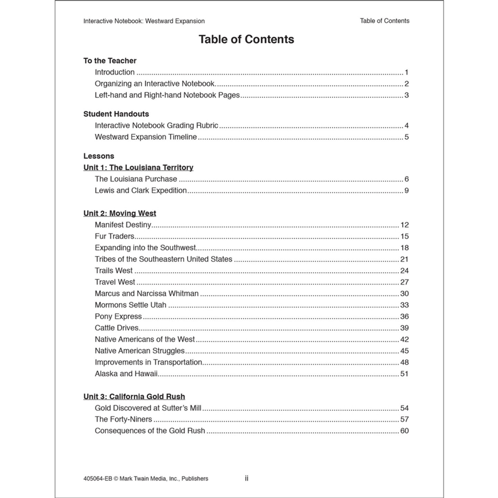 CARSON DELLOSA PUBLISHING CO Interactive Notebook: Westward Expansion Resource Book Grade 5-8