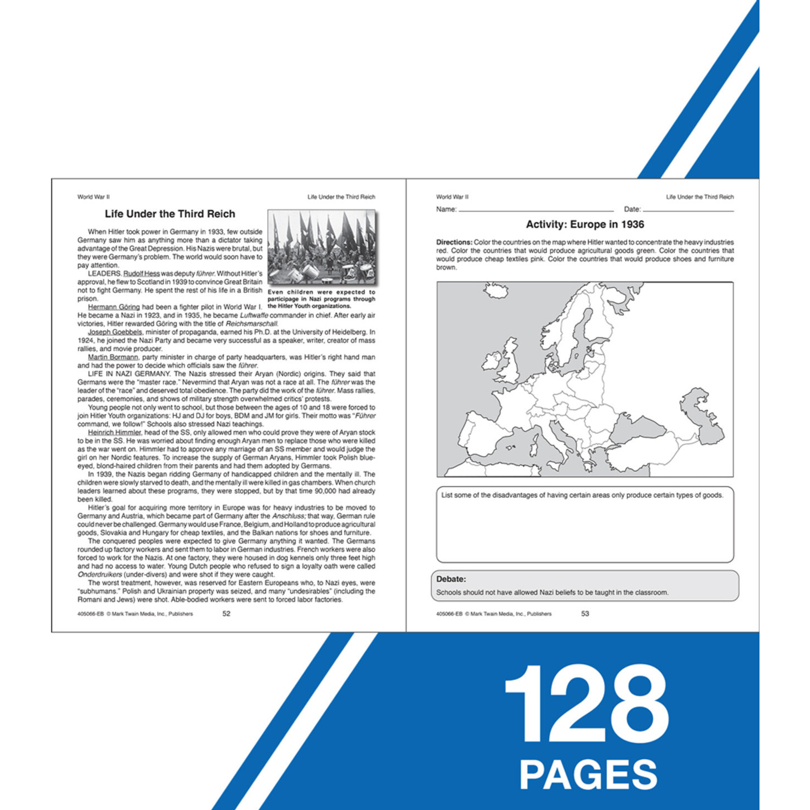 CARSON DELLOSA PUBLISHING CO World War II Workbook Grade 6-12