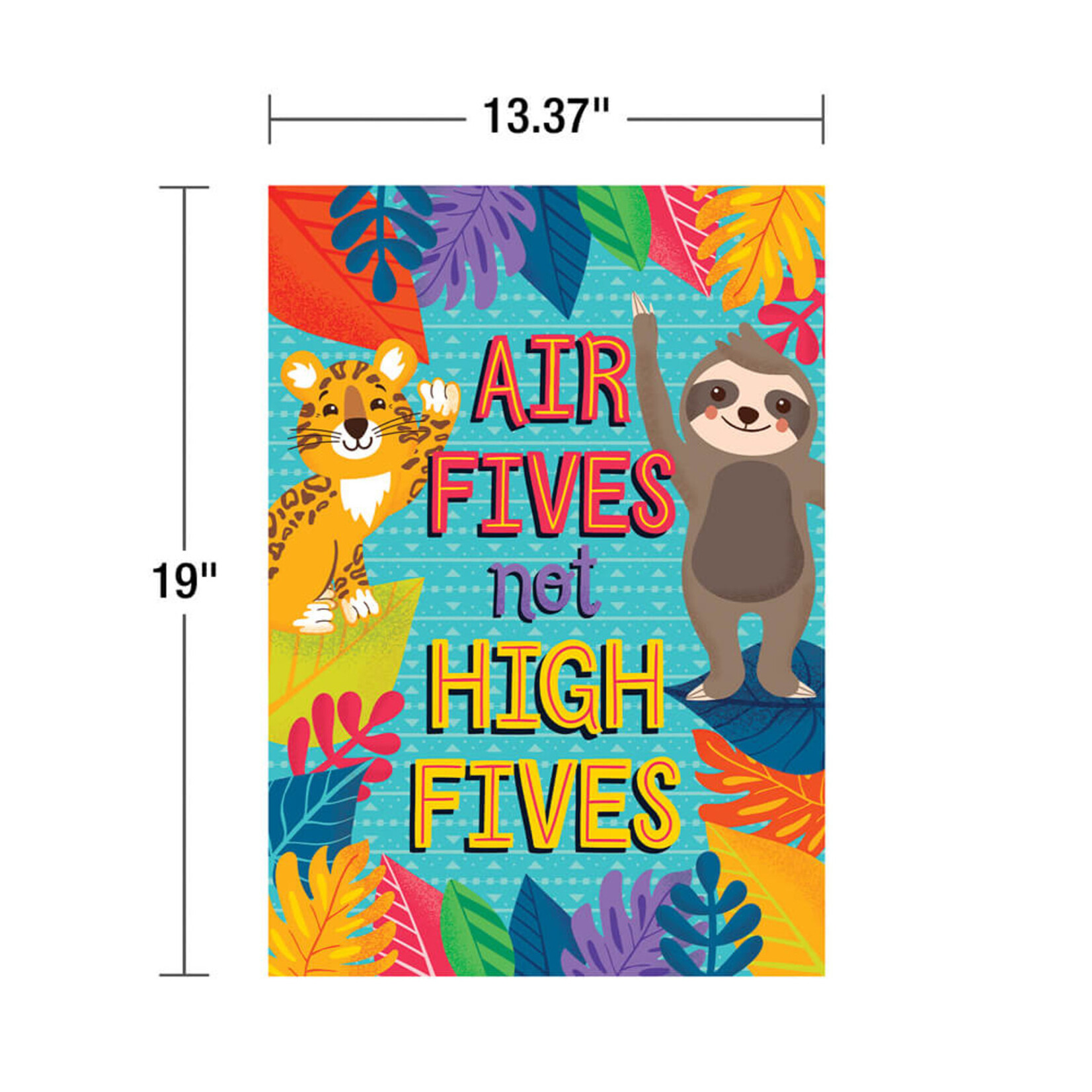CARSON DELLOSA PUBLISHING CO Air Fives Not High Fives Poster