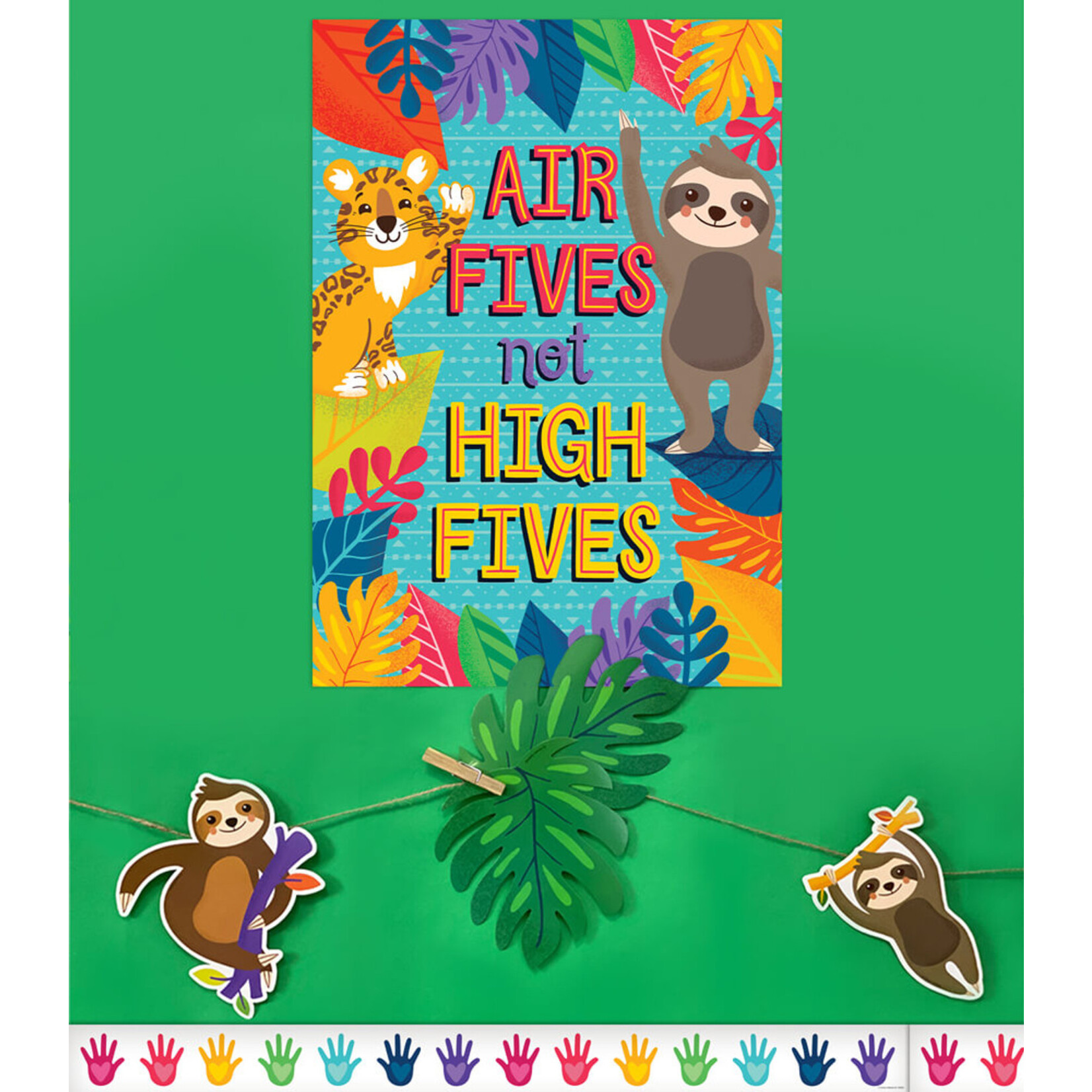 CARSON DELLOSA PUBLISHING CO Air Fives Not High Fives Poster