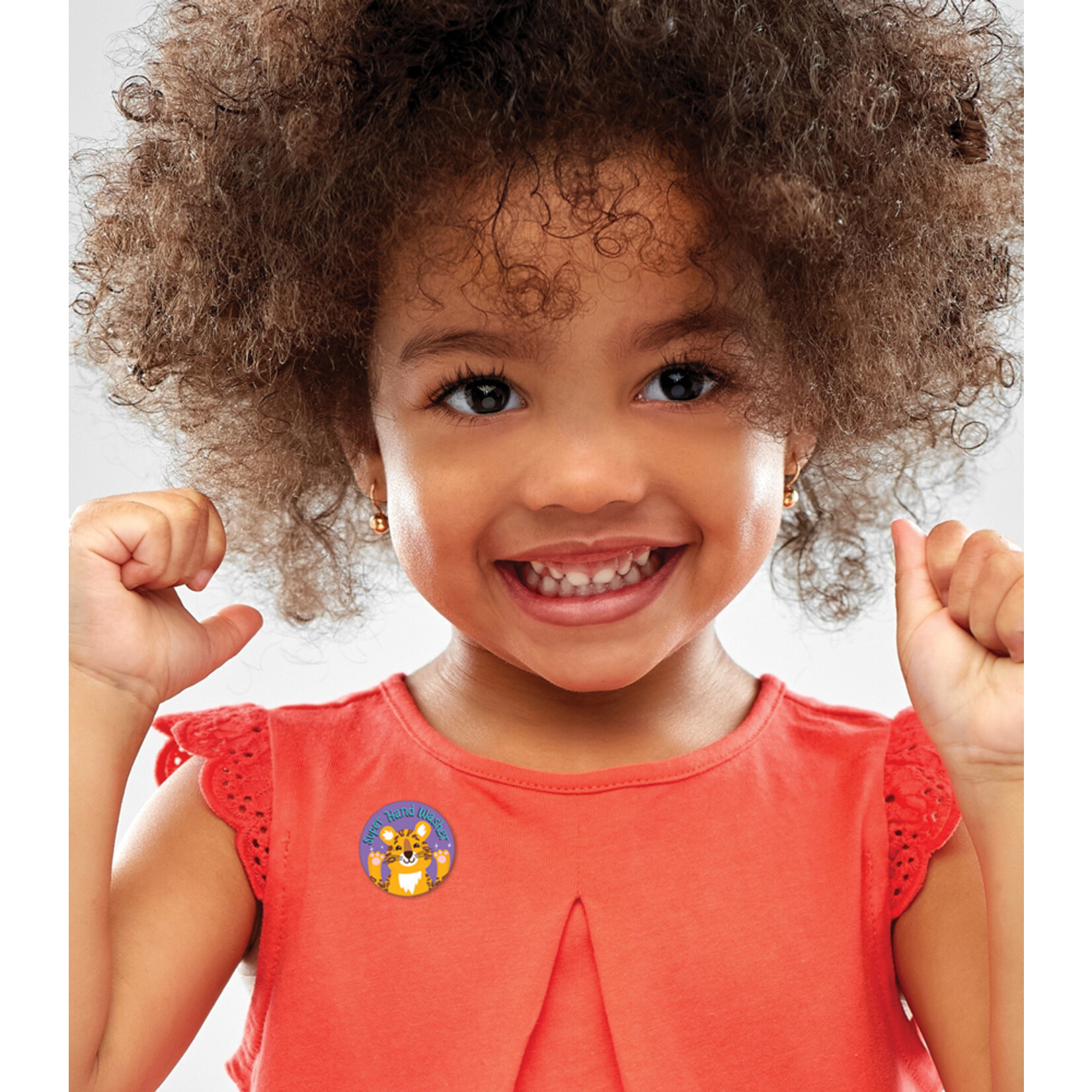 CARSON DELLOSA PUBLISHING CO One World Hooray for Handwashing Motivational Stickers