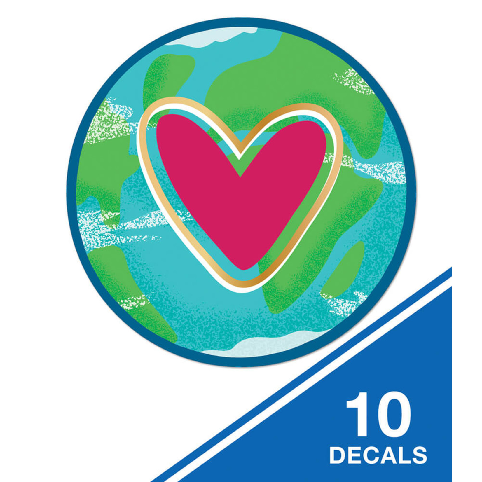 CARSON DELLOSA PUBLISHING CO One World 5 Floor Decals Sticker Pack