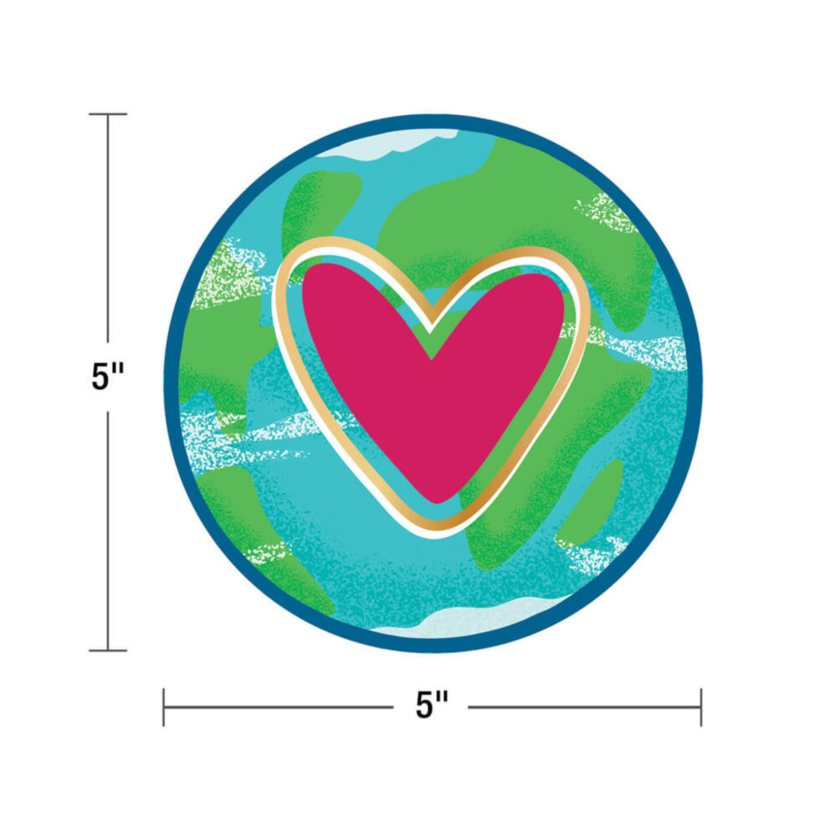 CARSON DELLOSA PUBLISHING CO One World 5 Floor Decals Sticker Pack
