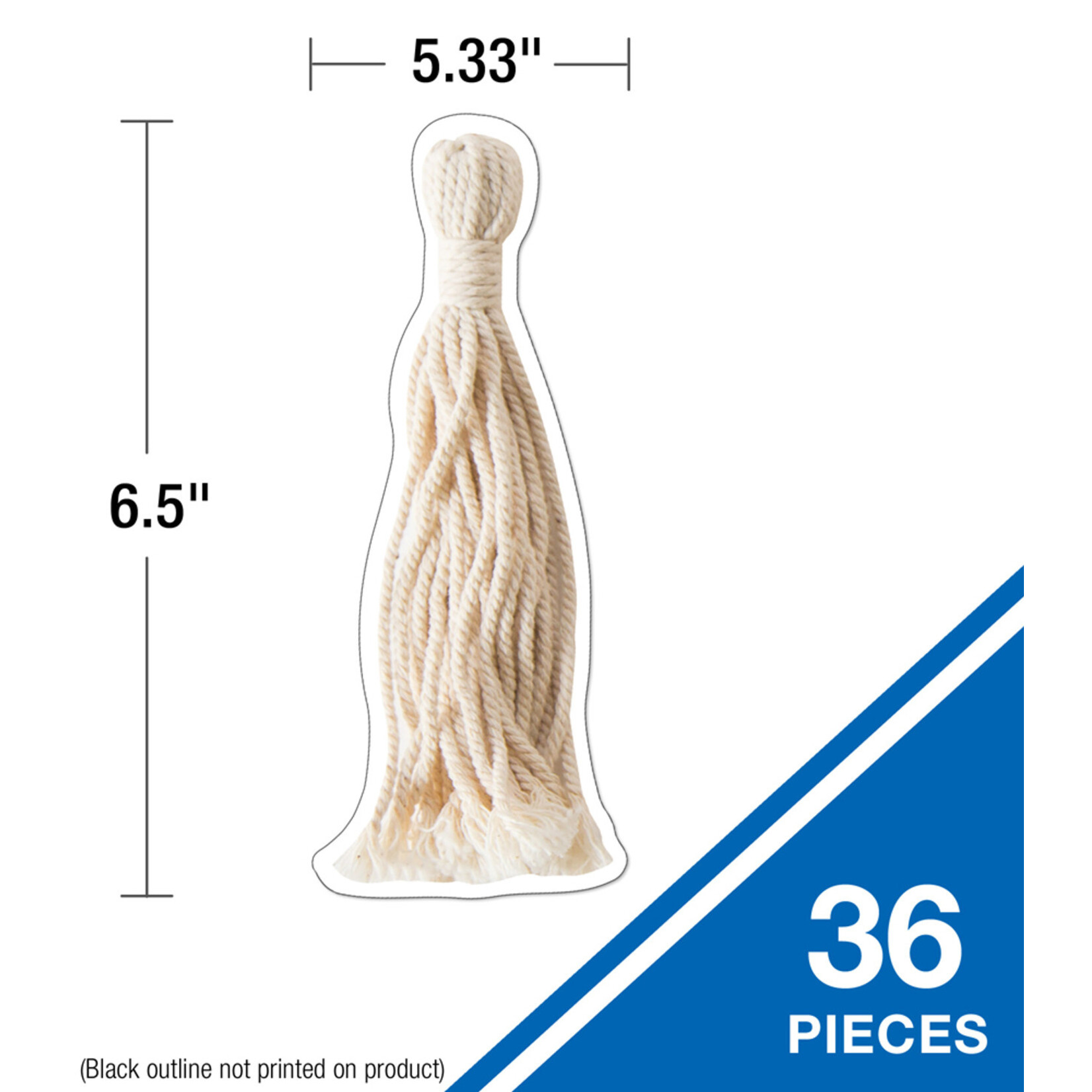 CARSON DELLOSA PUBLISHING CO School Girl: Simply Boho Tassels Cut-Outs