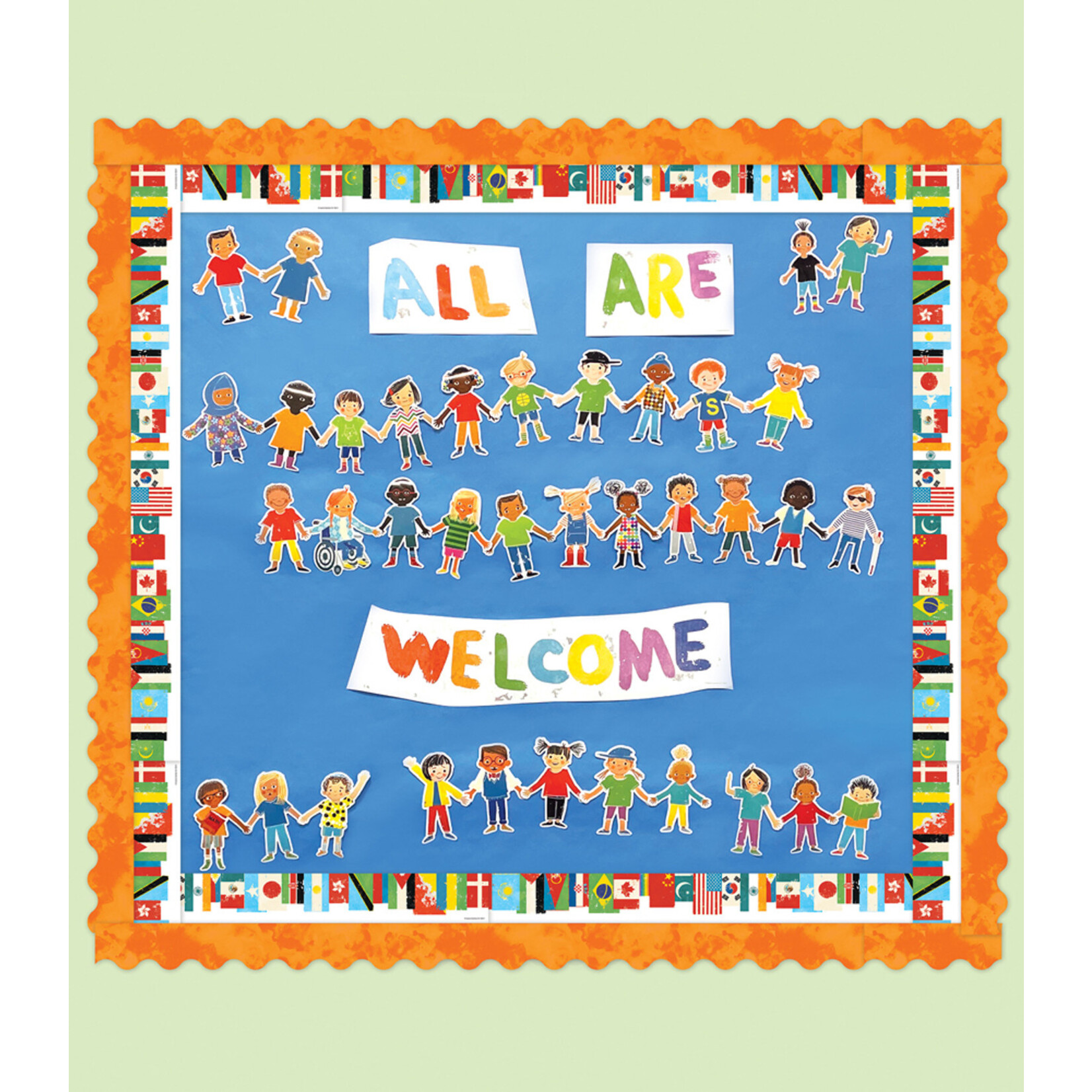 CARSON DELLOSA PUBLISHING CO All Are Welcome Bulletin Board Set