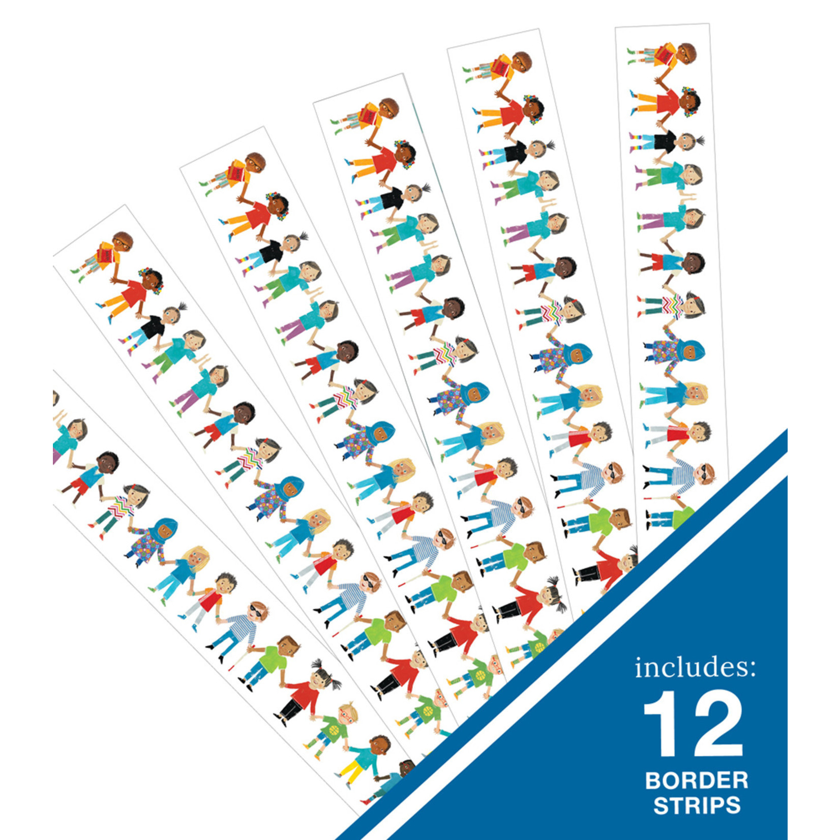 CARSON DELLOSA PUBLISHING CO All Are Welcome Kids Straight Borders