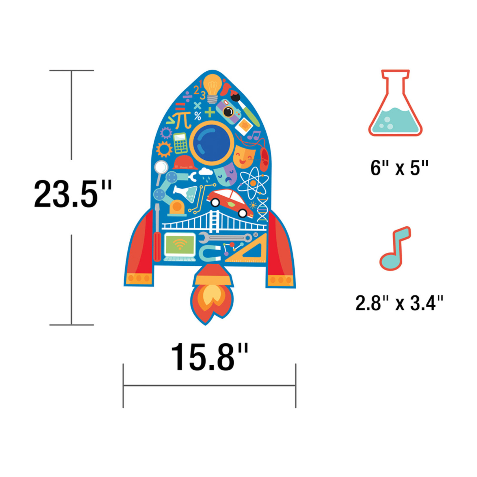 CARSON DELLOSA PUBLISHING CO STEAM Bulletin Board Set