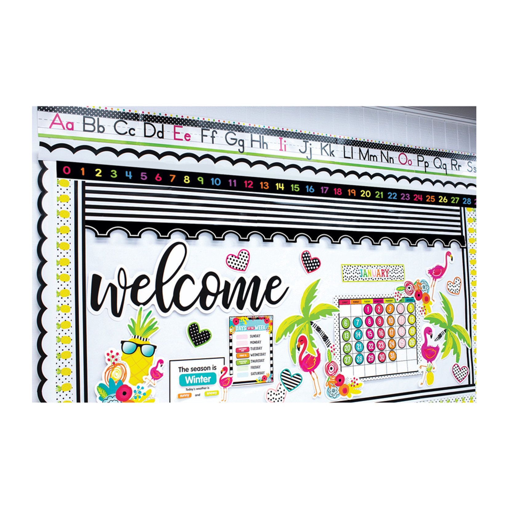CARSON DELLOSA PUBLISHING CO Numbers 0–120 Mini Bulletin Board Set