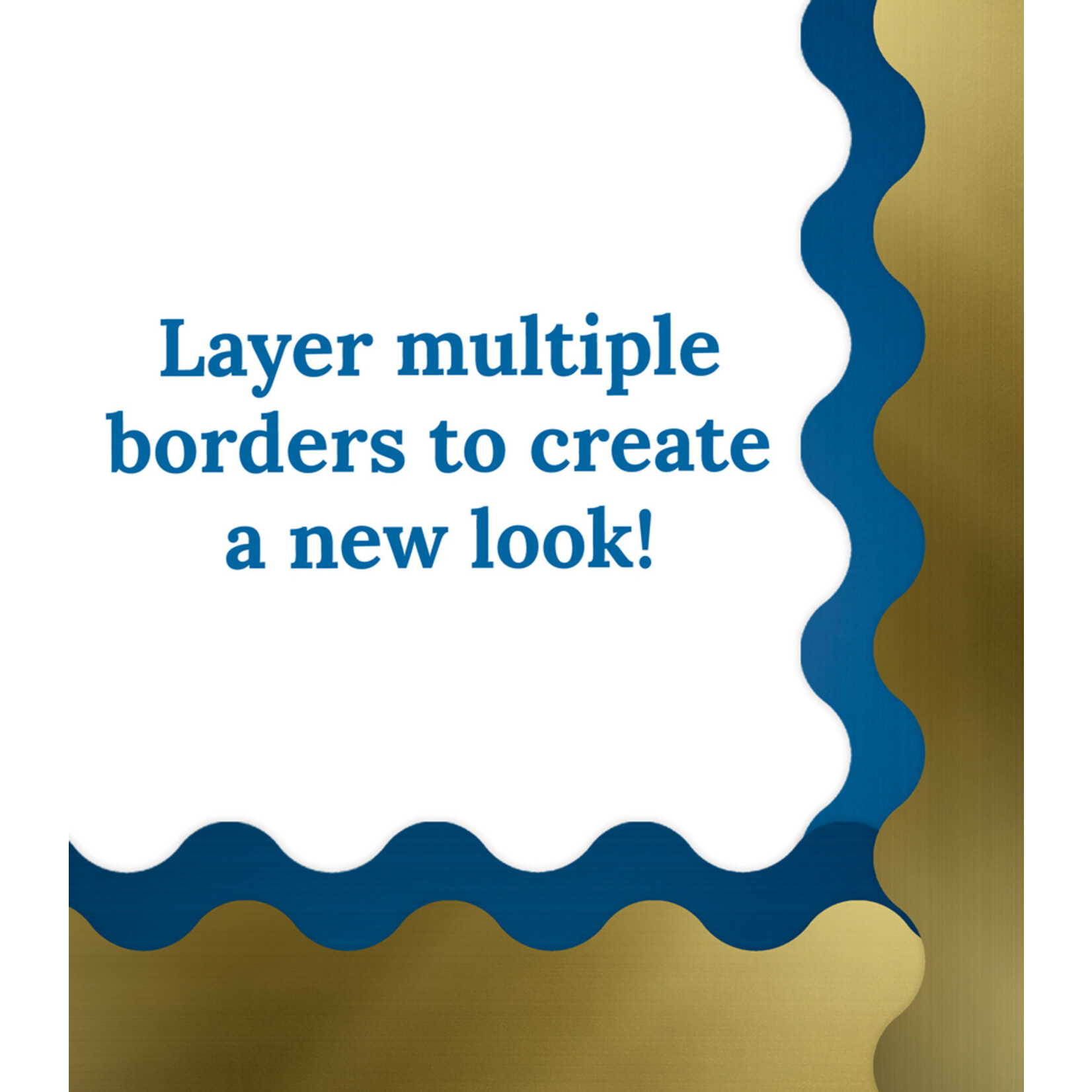 CARSON DELLOSA PUBLISHING CO Gold Foil Scalloped Borders