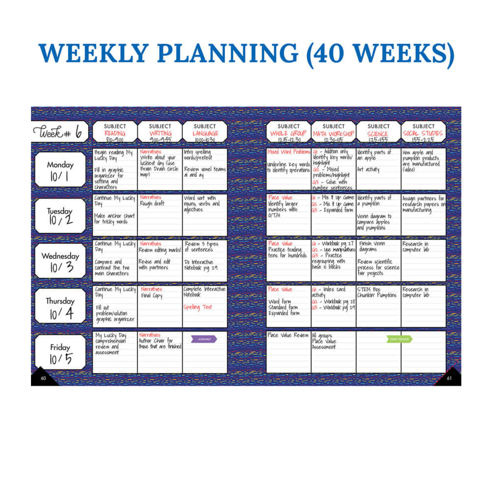 CARSON DELLOSA PUBLISHING CO Plan on a Brilliant Year Teacher Planner