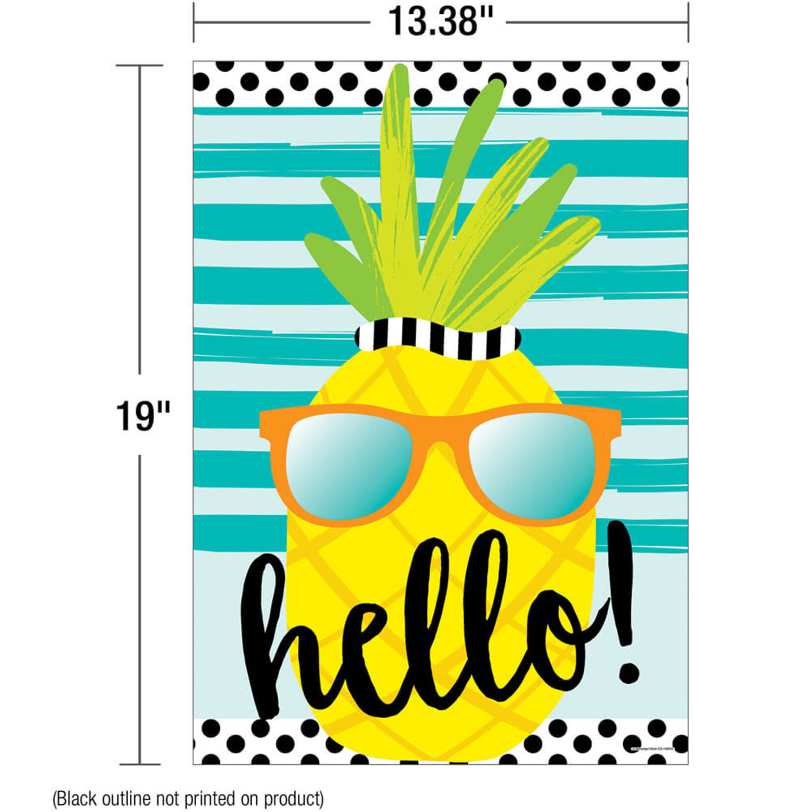CARSON DELLOSA PUBLISHING CO Simply Stylish Hello Poster