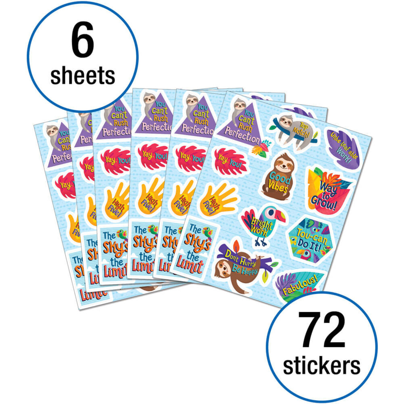 CARSON DELLOSA PUBLISHING CO One World Motivators Motivational Stickers