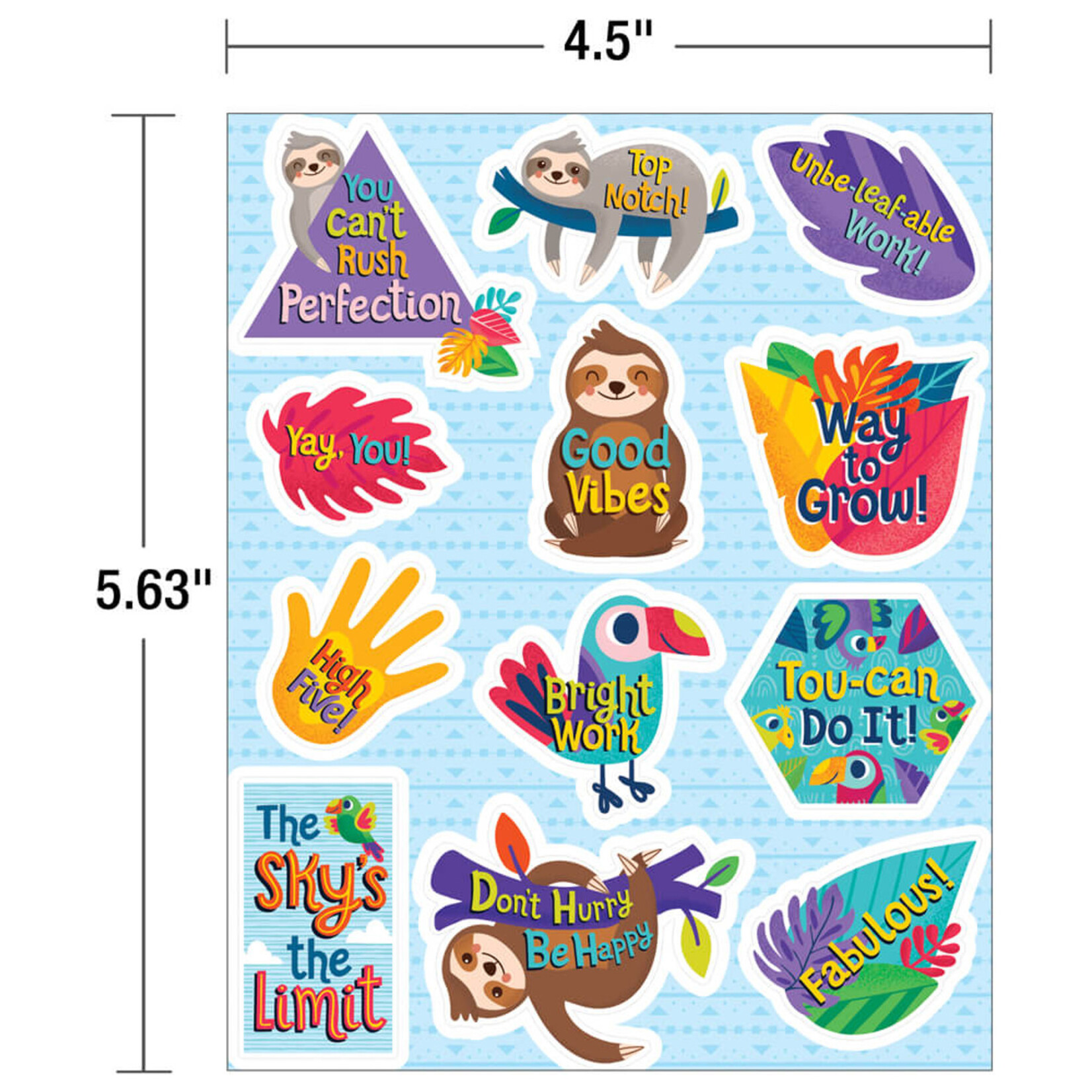 CARSON DELLOSA PUBLISHING CO One World Motivators Motivational Stickers