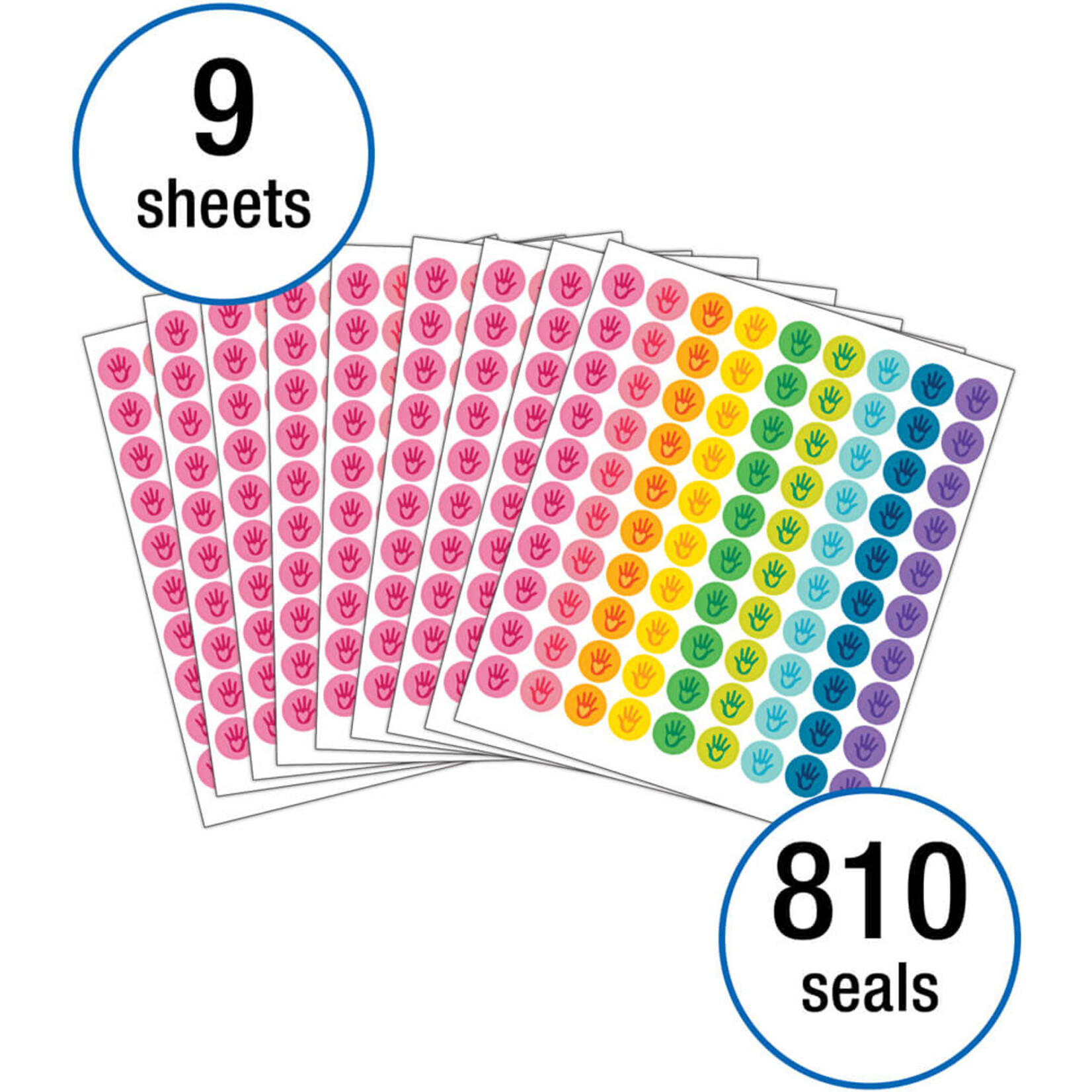 CARSON DELLOSA PUBLISHING CO One World Chart Seals