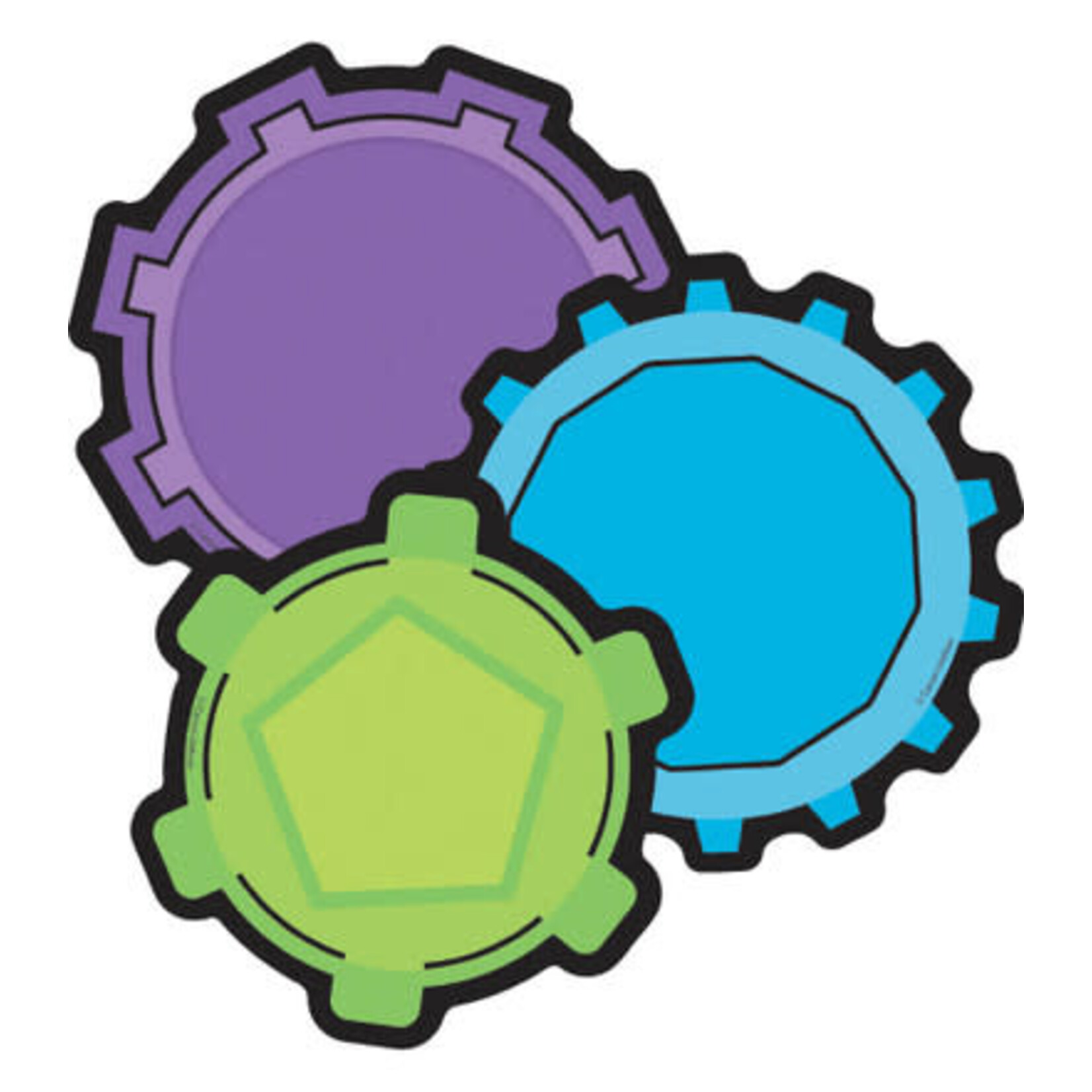 CARSON DELLOSA PUBLISHING CO Gears Cut-Outs