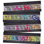 CARSON DELLOSA PUBLISHING CO School Girl: Twinkle Twinkle You're A STAR! Alphabet Line: Manuscript Mini Bulletin Board Set Grade PK-2