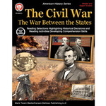 CARSON DELLOSA PUBLISHING CO The Civil War: The War Between the States Workbook Grade 5-12 Paperback