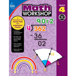 CARSON DELLOSA PUBLISHING CO Math Workshop Resource Book Grade 4