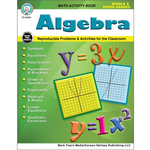 CARSON DELLOSA PUBLISHING CO Algebra Math Activity Workbook Grade 5-12