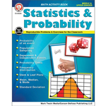 CARSON DELLOSA PUBLISHING CO Statistics & Probability Workbook Grade 5-12