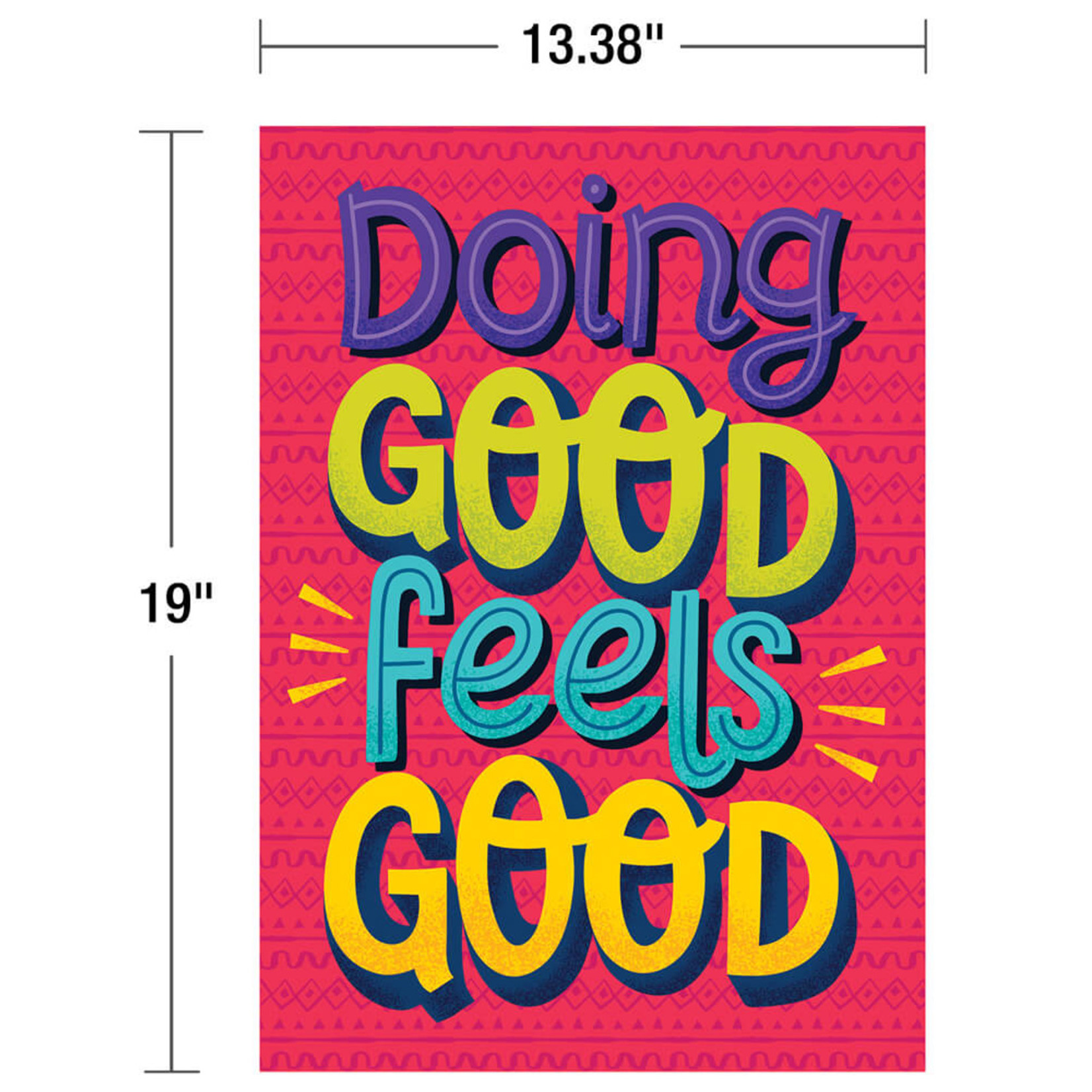 CARSON DELLOSA PUBLISHING CO Doing Good Feels Good Poster