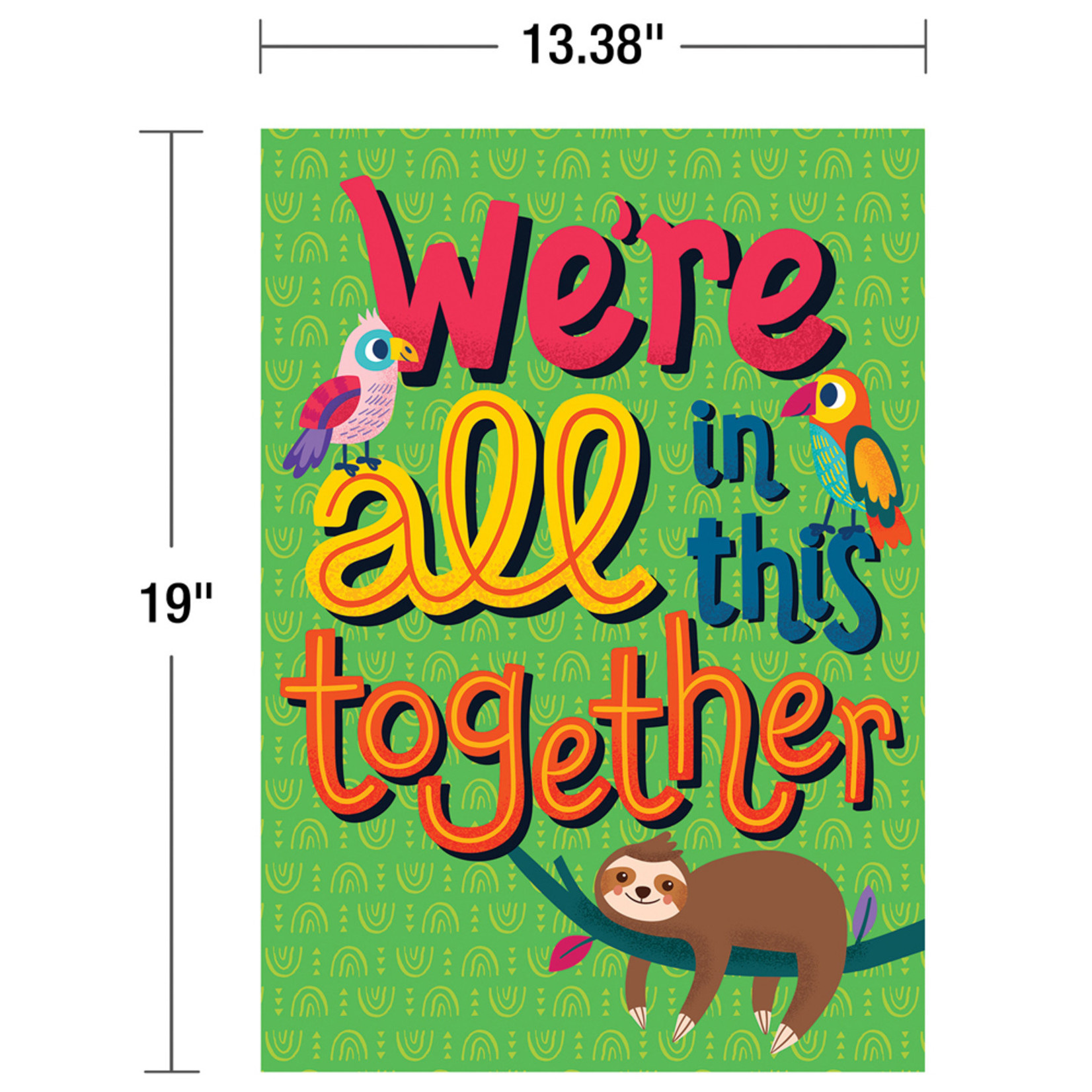 CARSON DELLOSA PUBLISHING CO One World We're All in This Together Poster