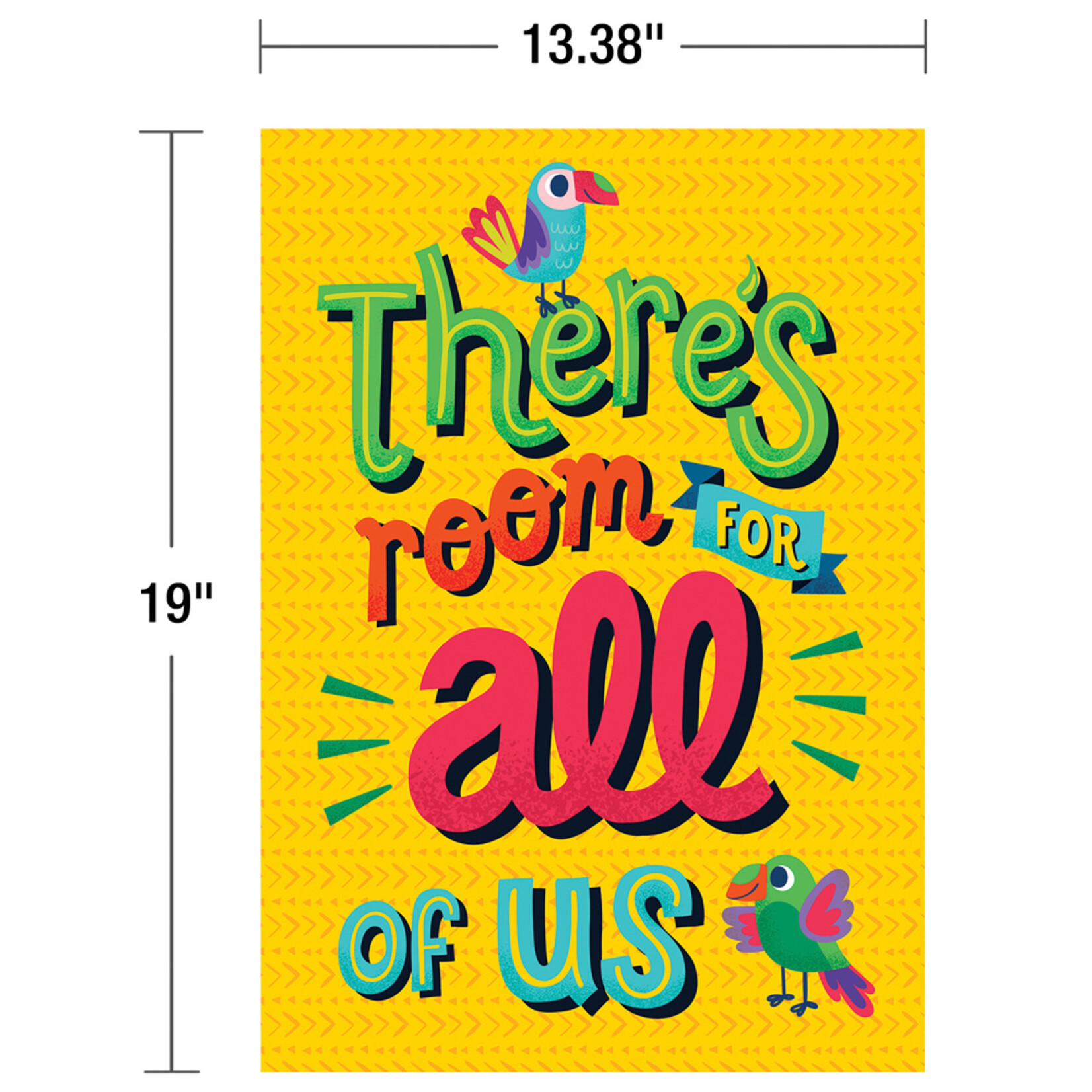 CARSON DELLOSA PUBLISHING CO There's Room for All of Us Poster