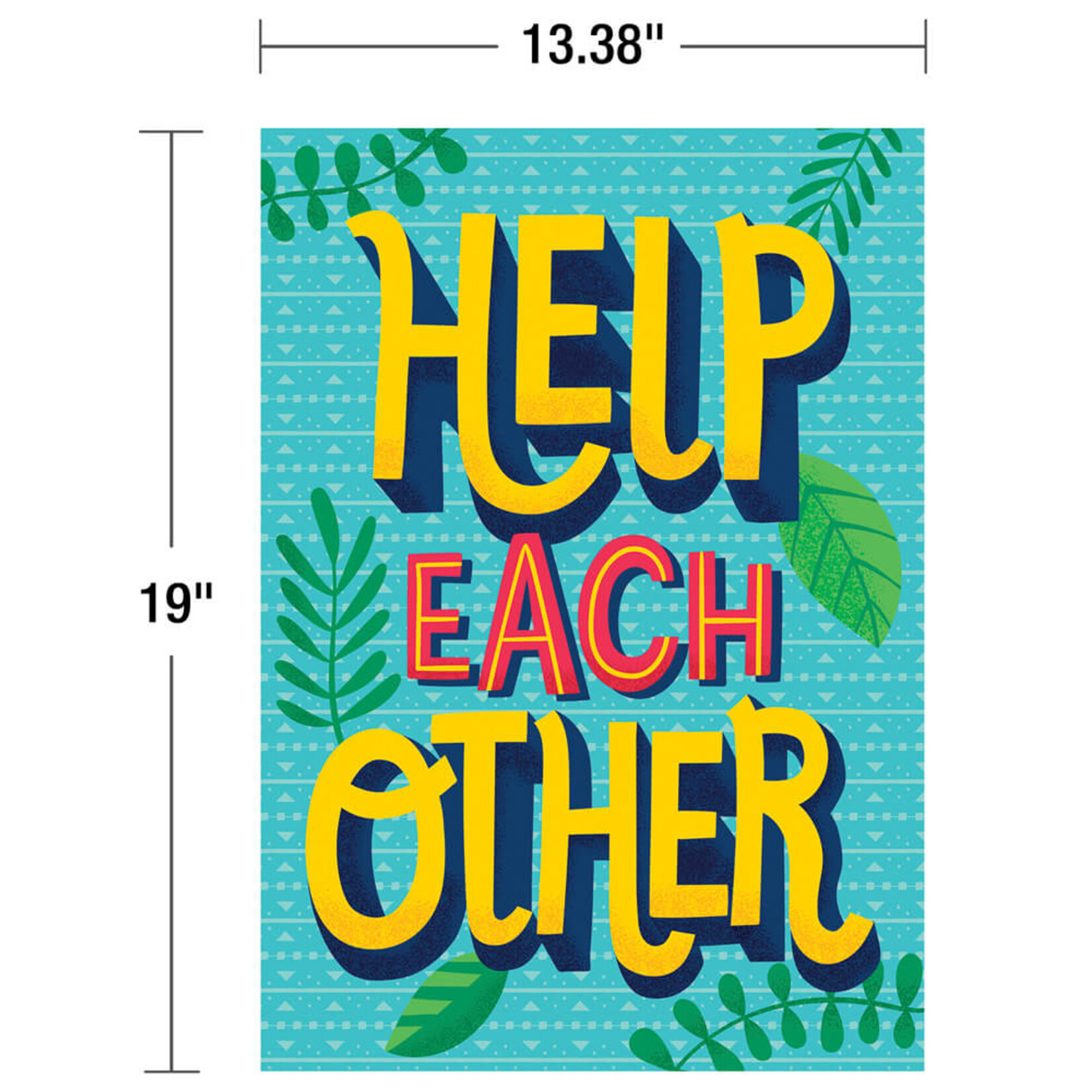 CARSON DELLOSA PUBLISHING CO Help Each Other Poster