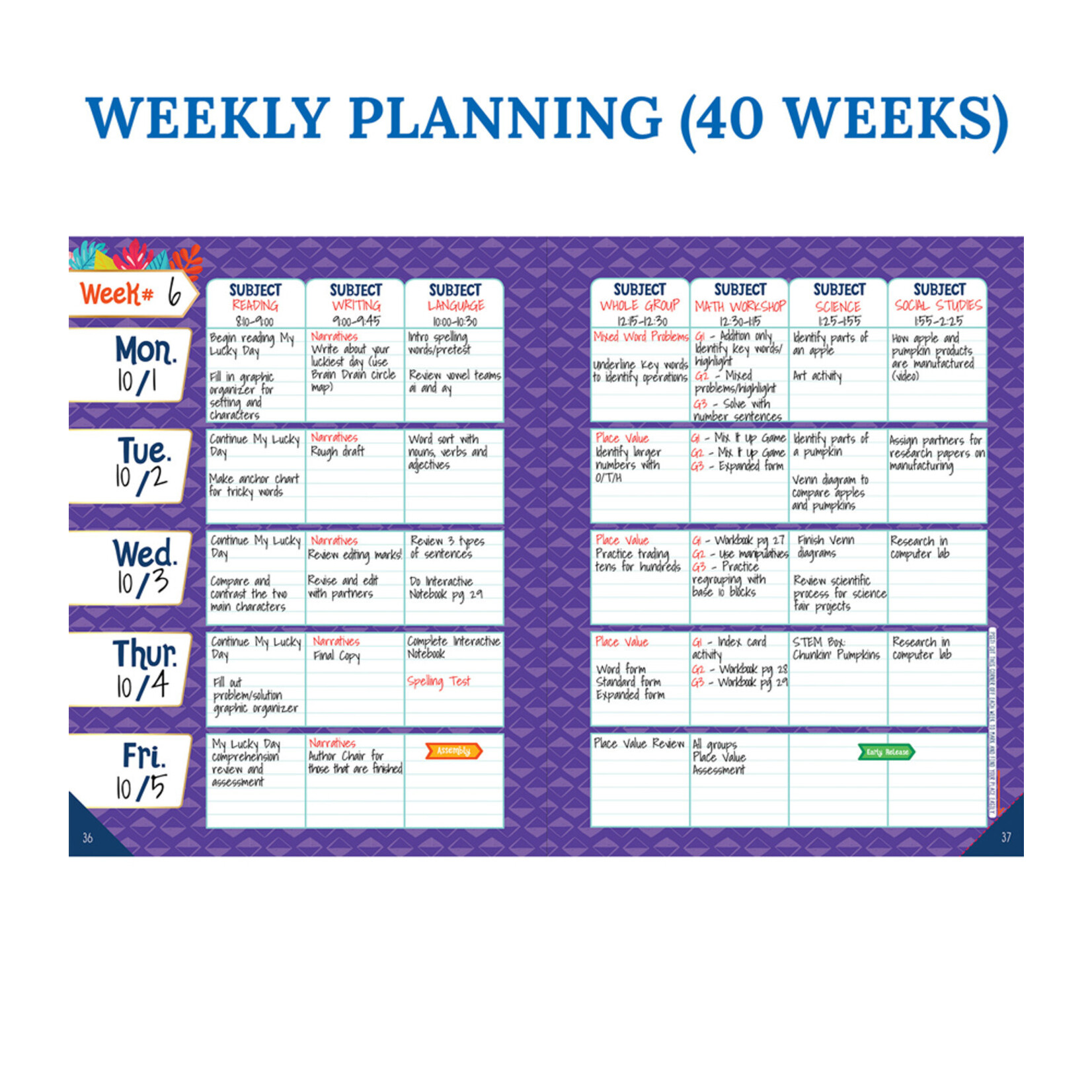 CARSON DELLOSA PUBLISHING CO One World Teacher Planner