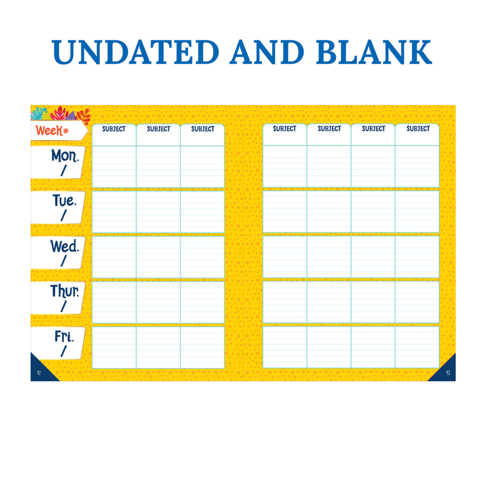 CARSON DELLOSA PUBLISHING CO One World Teacher Planner