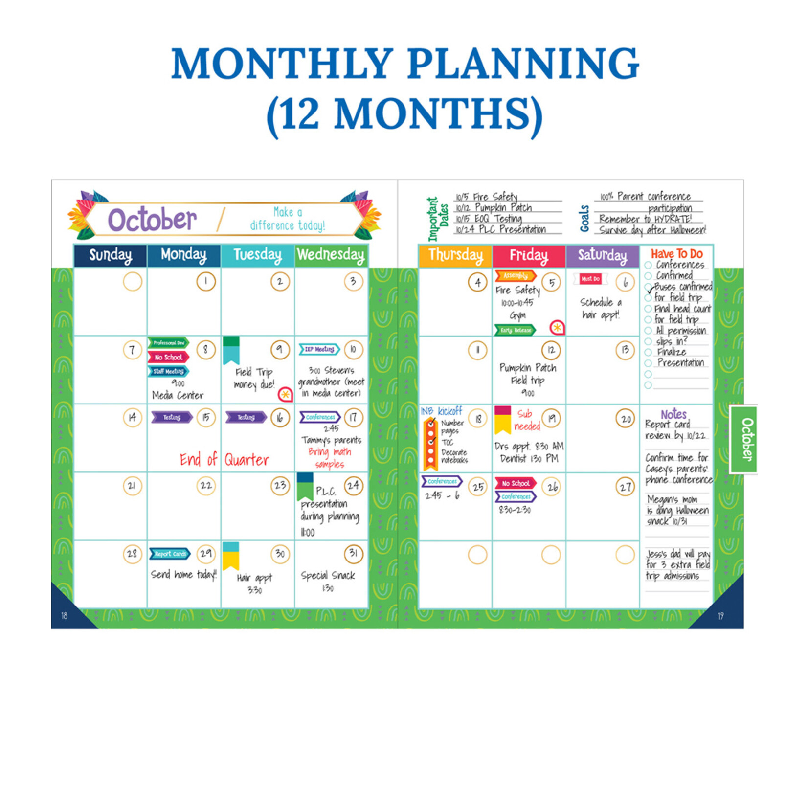 CARSON DELLOSA PUBLISHING CO One World Teacher Planner