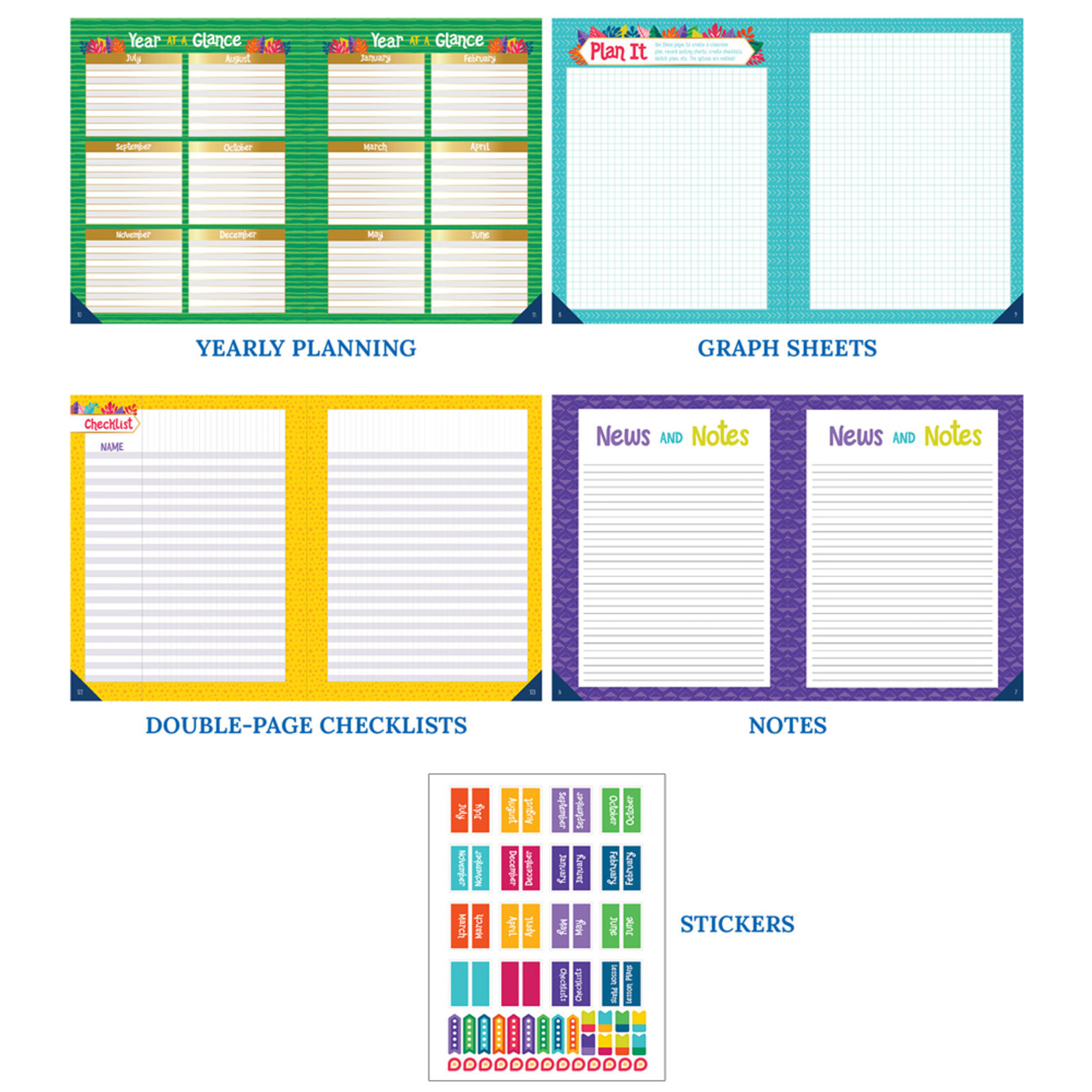 CARSON DELLOSA PUBLISHING CO One World Teacher Planner