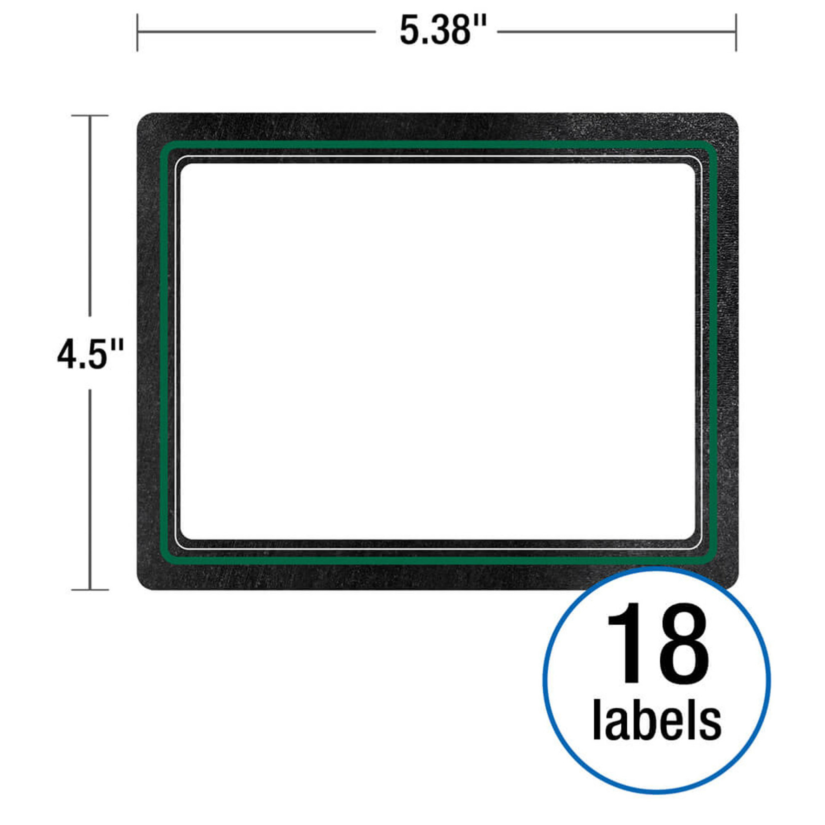CARSON DELLOSA PUBLISHING CO School Girl: Industrial Cafe Label Stickers