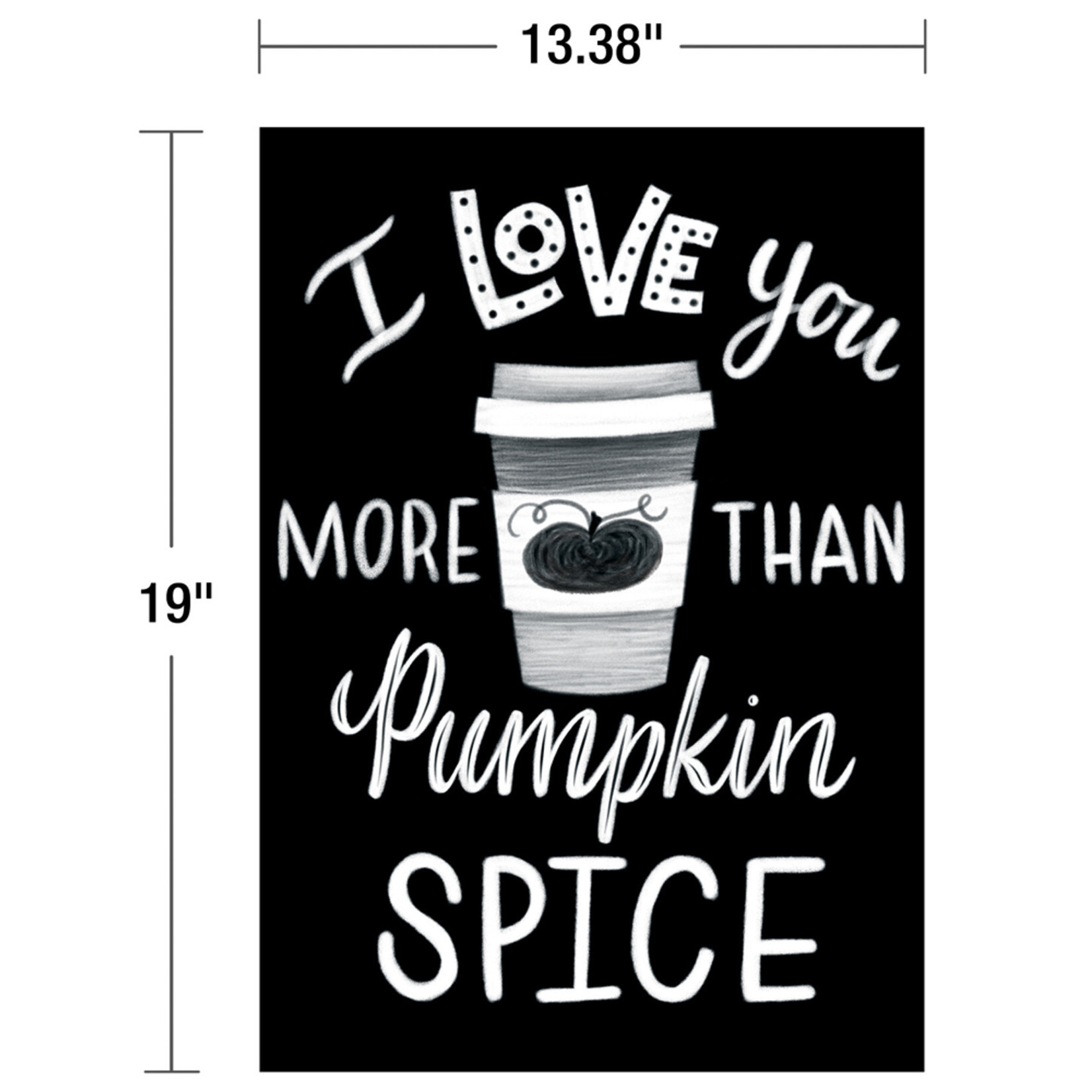 CARSON DELLOSA PUBLISHING CO I Love You More Than Pumpkin Spice Poster