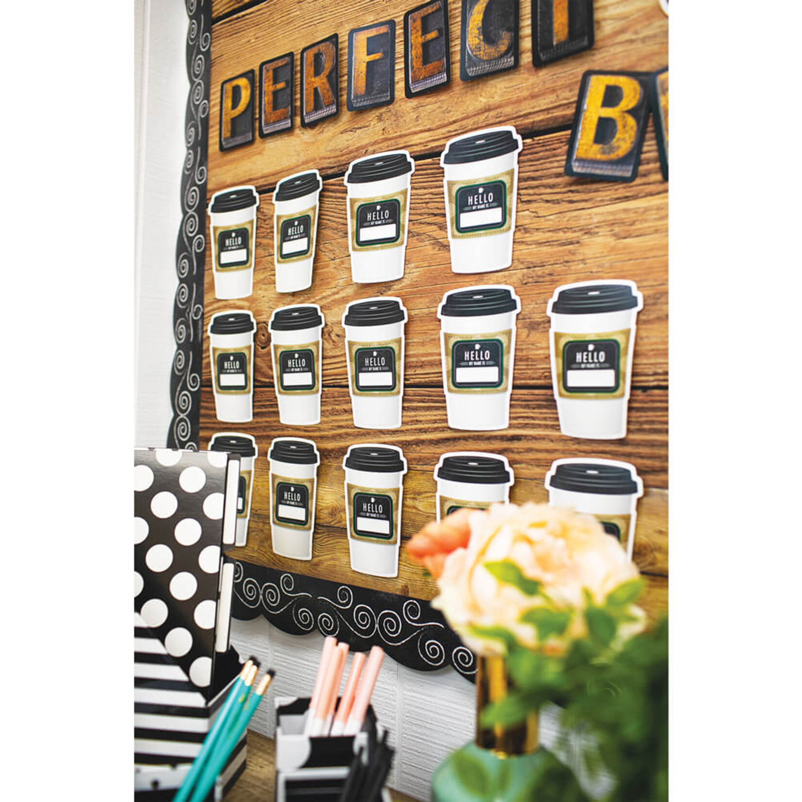 CARSON DELLOSA PUBLISHING CO This Brew Is the Perfect Blend Bulletin Board Set
