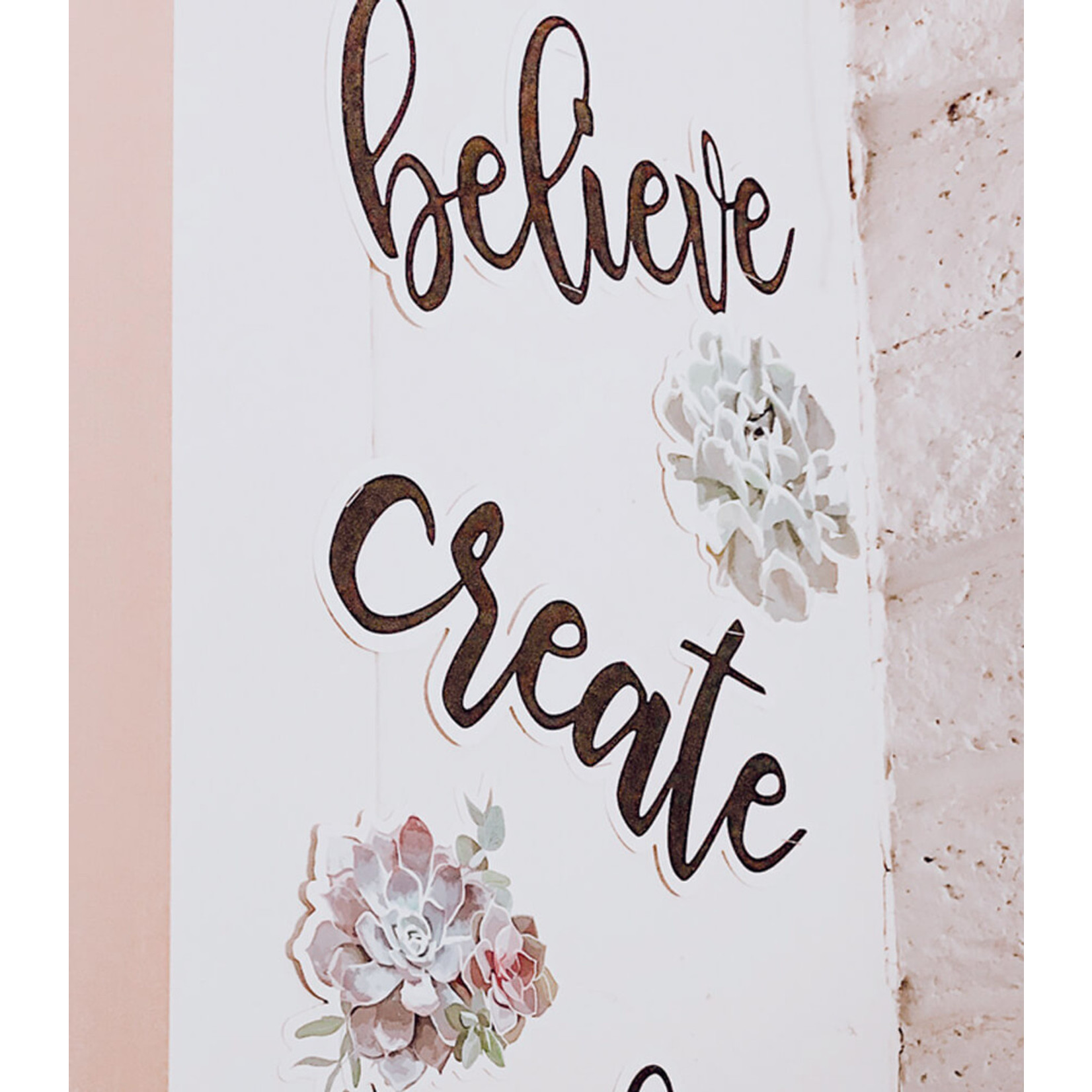 CARSON DELLOSA PUBLISHING CO Simply Stylish Script Words: Teach Mini Bulletin Board Set