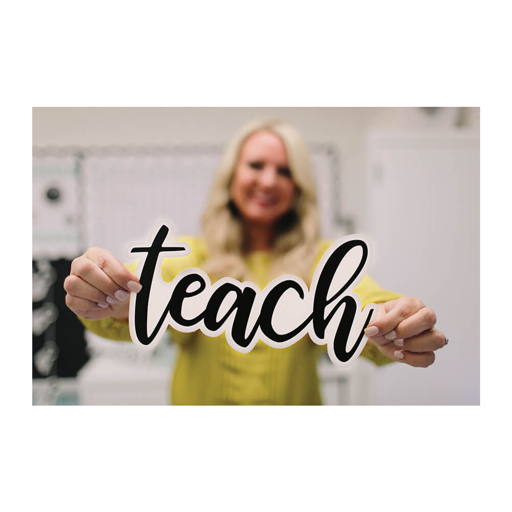 CARSON DELLOSA PUBLISHING CO Simply Stylish Script Words: Teach Mini Bulletin Board Set