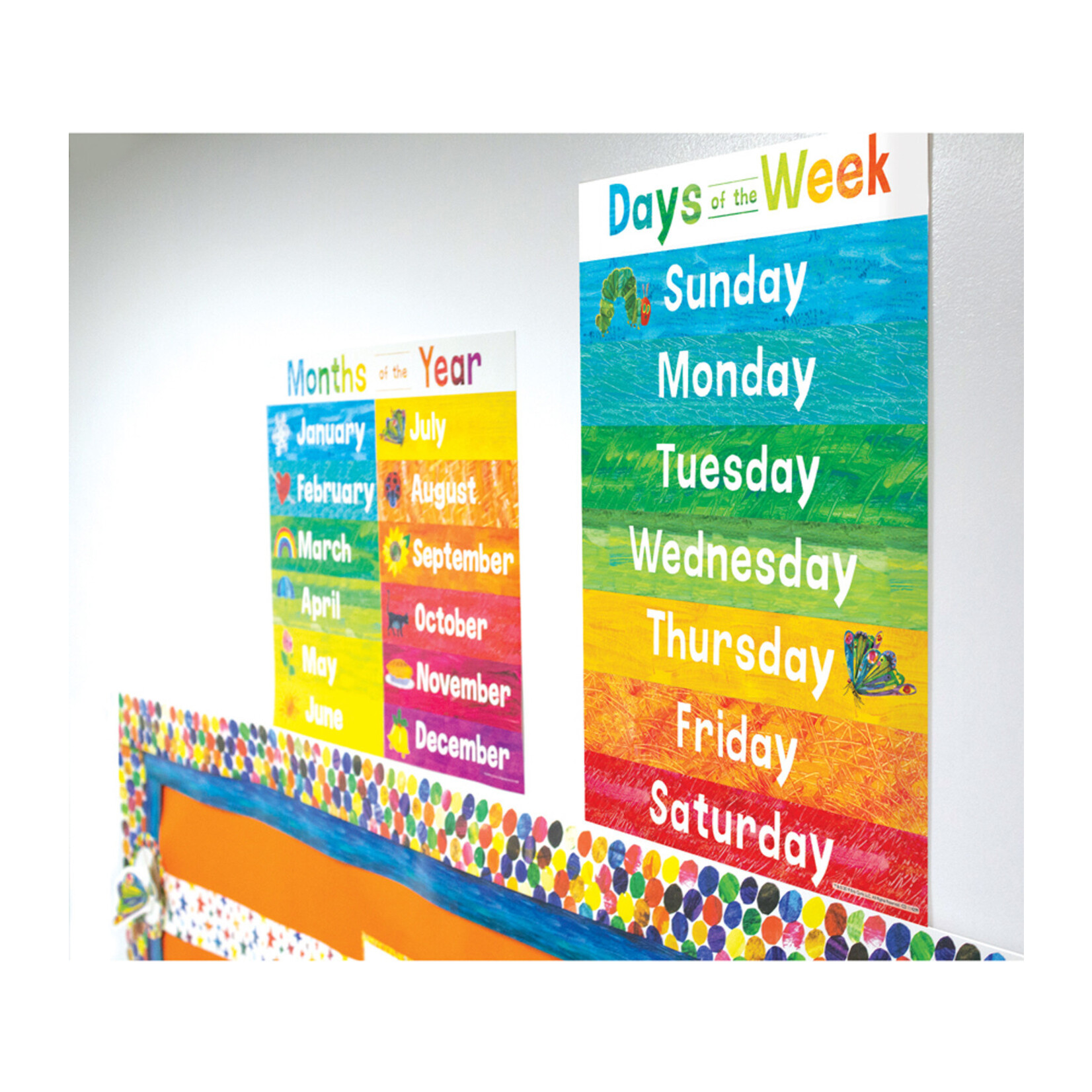 CARSON DELLOSA PUBLISHING CO World of Eric Carle Days of the Week Chart Grade PK-2