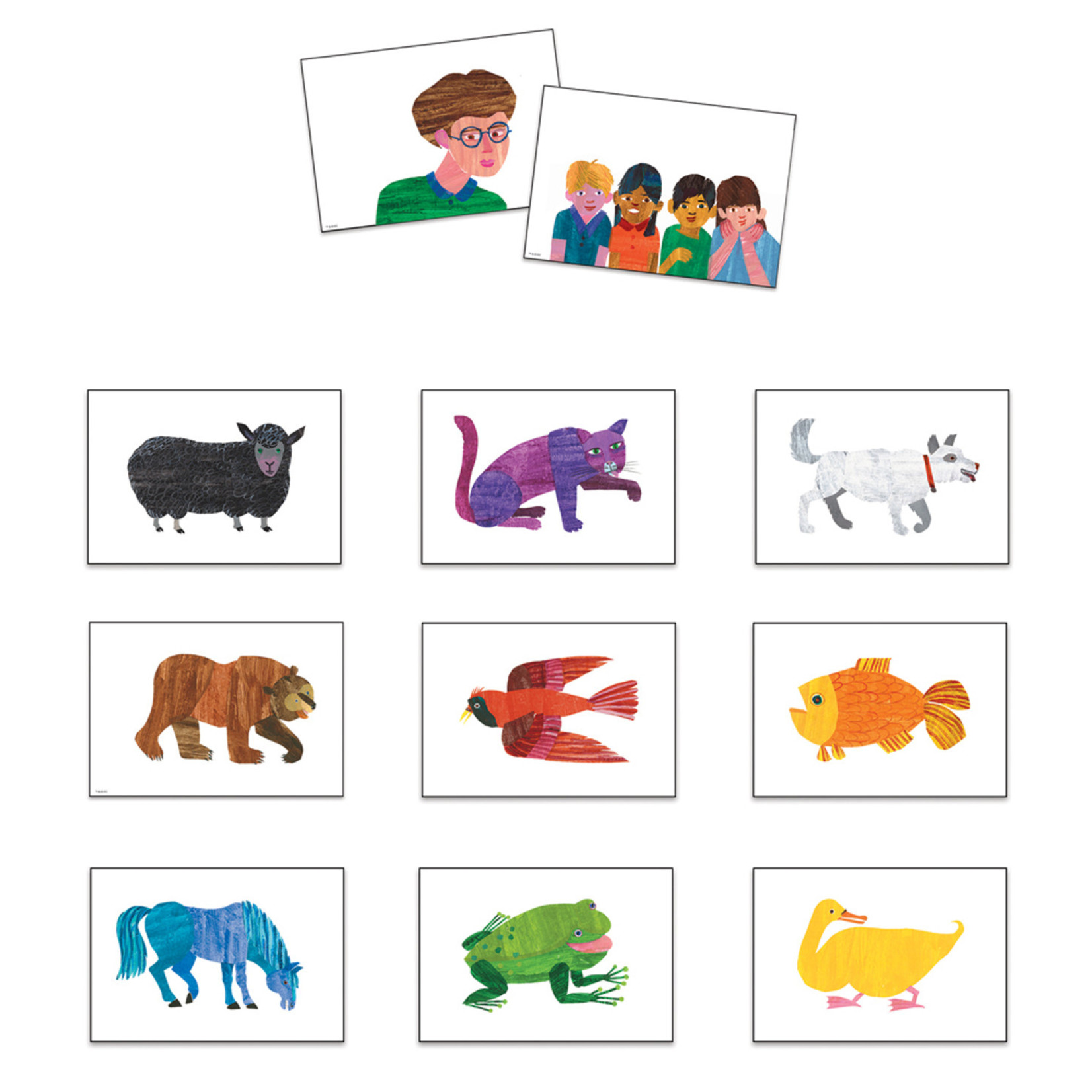 CARSON DELLOSA PUBLISHING CO Brown Bear, Brown Bear, What Do You See?™ Learning Cards Grade PK-2