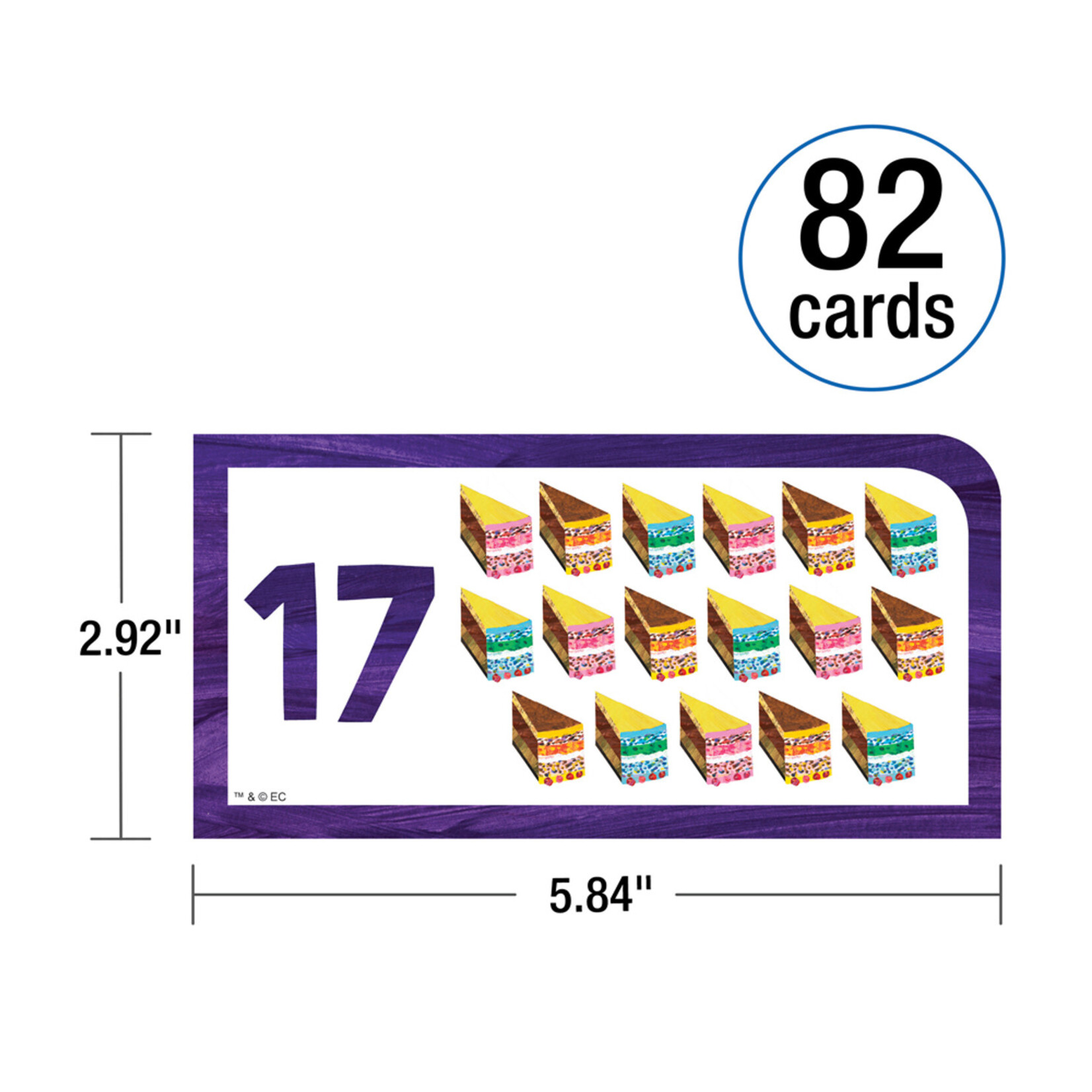 CARSON DELLOSA PUBLISHING CO World of Eric Carle™ 123s Flash Cards Grade PK-1