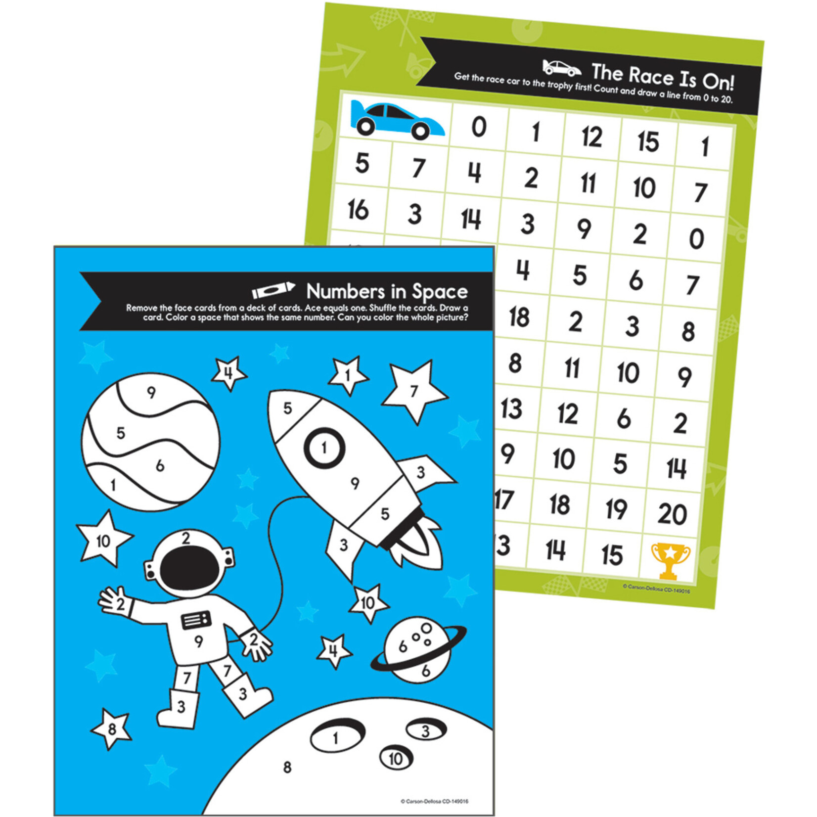 CARSON DELLOSA PUBLISHING CO Train Your Brain: Number Sense Level 1 Classroom Kit Grade PK-1