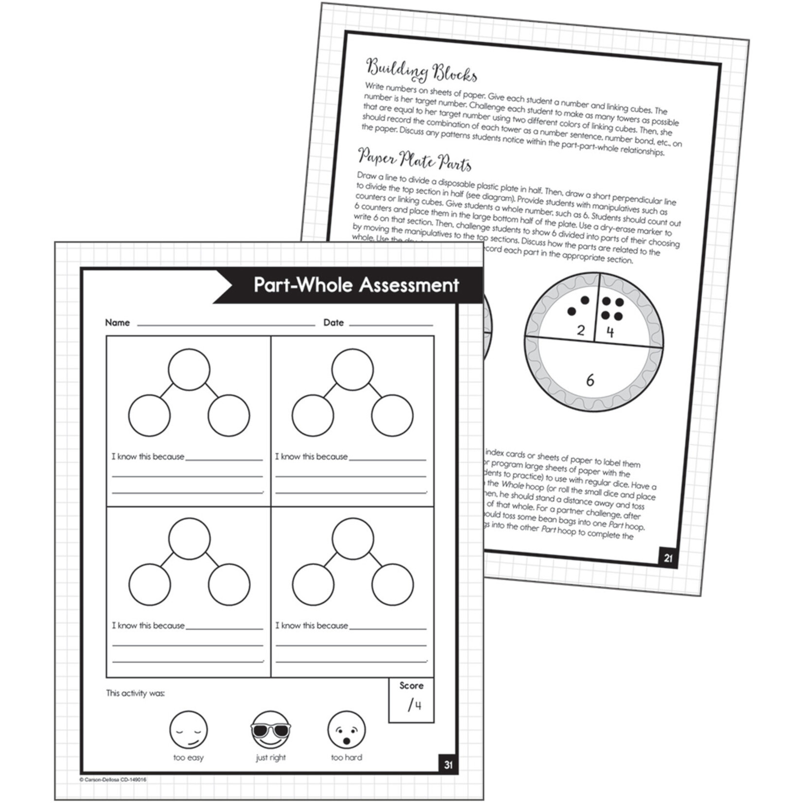 CARSON DELLOSA PUBLISHING CO Train Your Brain: Number Sense Level 1 Classroom Kit Grade PK-1