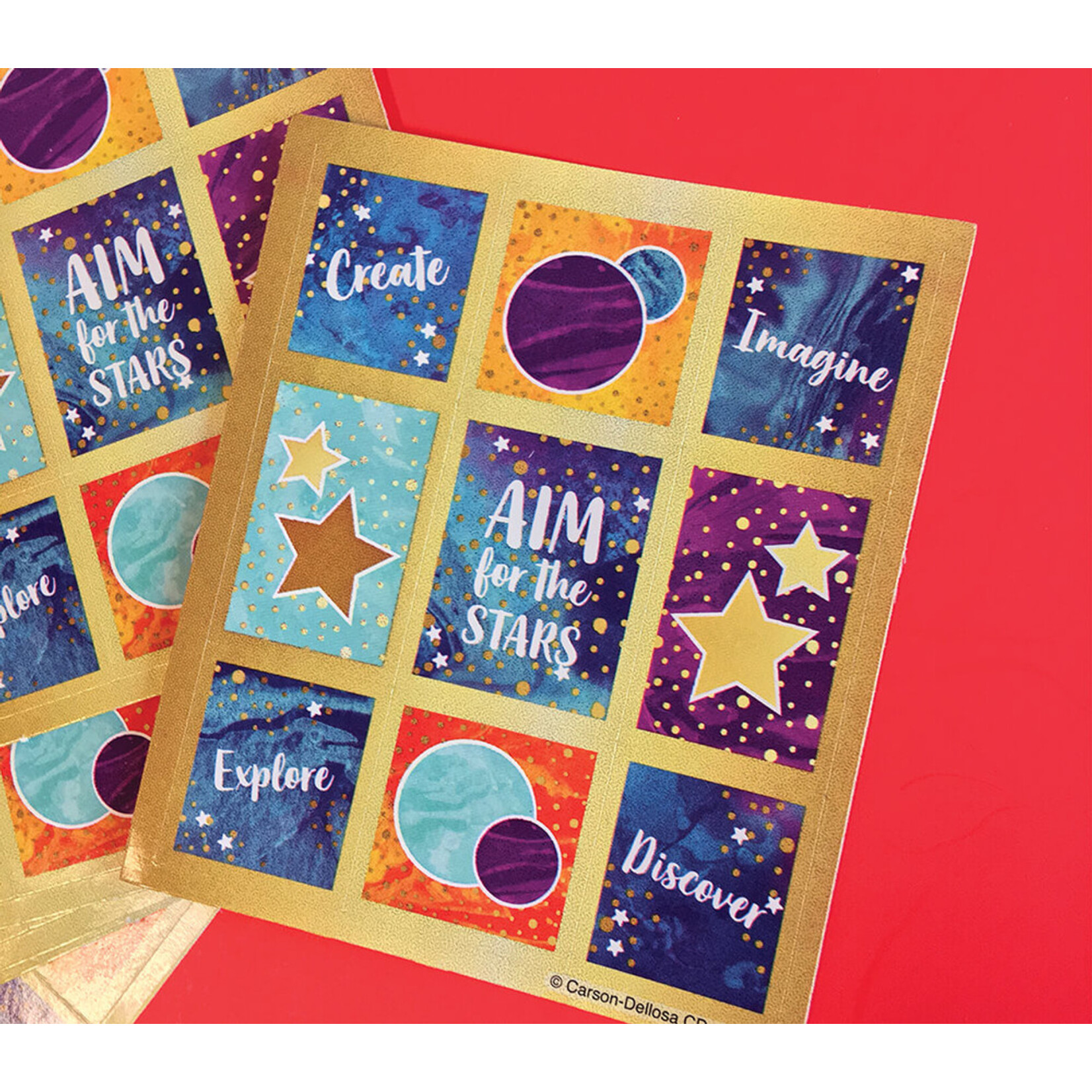 CARSON DELLOSA PUBLISHING CO Galaxy Prize Pack Stickers
