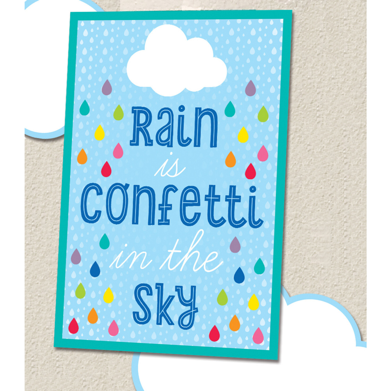 CARSON DELLOSA PUBLISHING CO School Girl: Rain Is Confetti in the Sky Poster