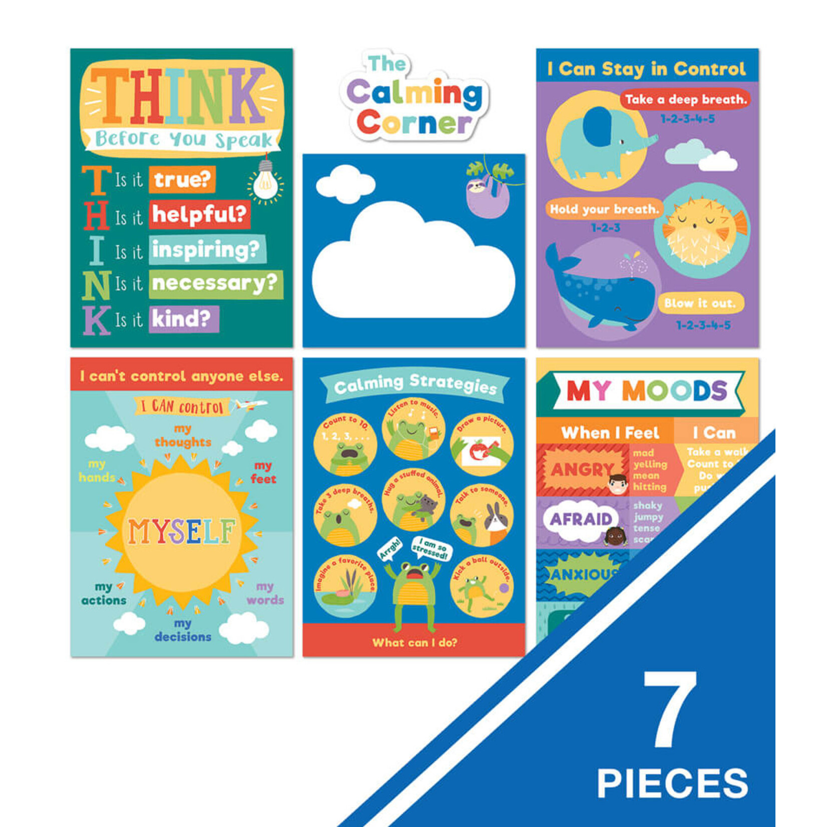 CARSON DELLOSA PUBLISHING CO Calming Strategies Chart Set
