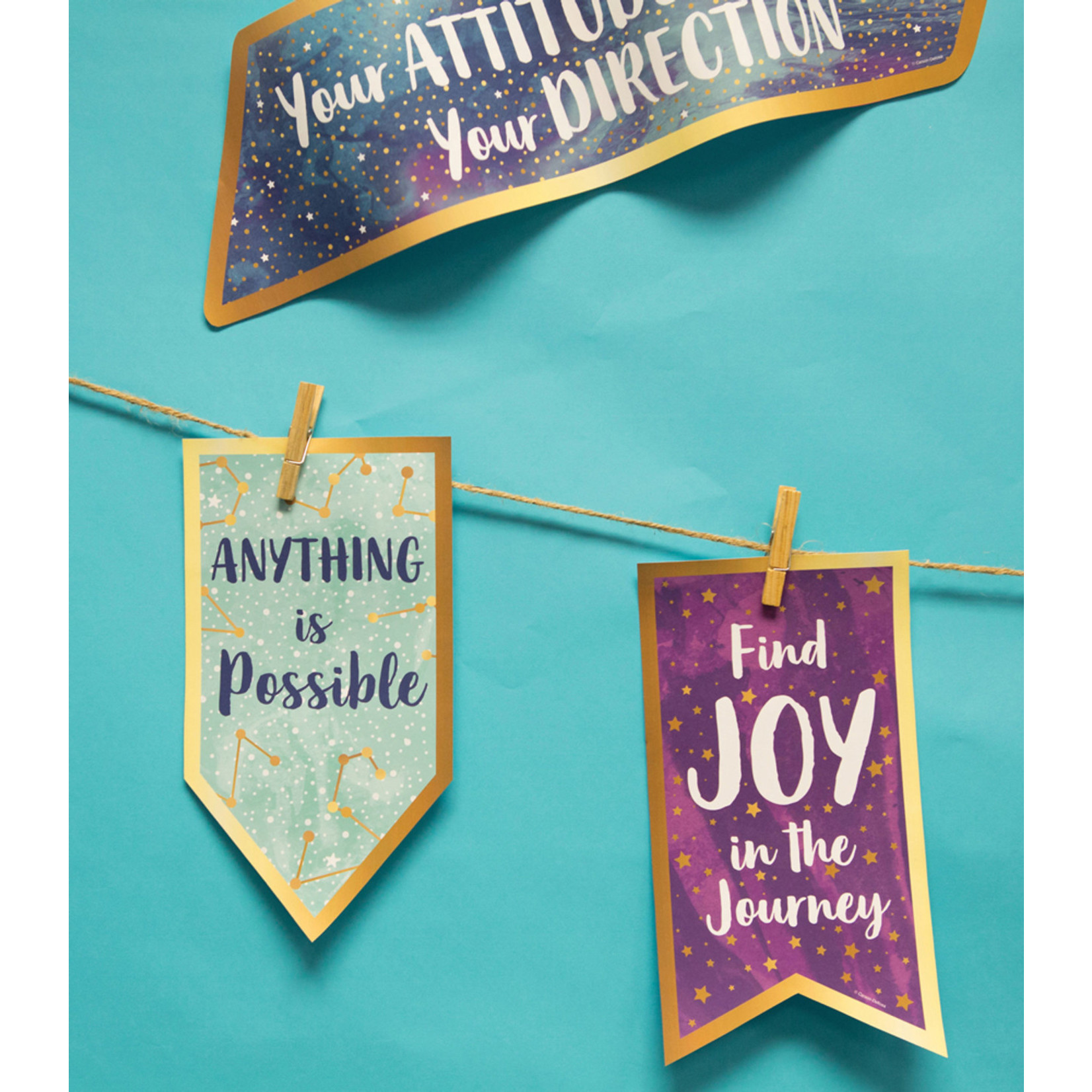CARSON DELLOSA PUBLISHING CO CLM Motivational Signs Mini Bulletin Board Set
