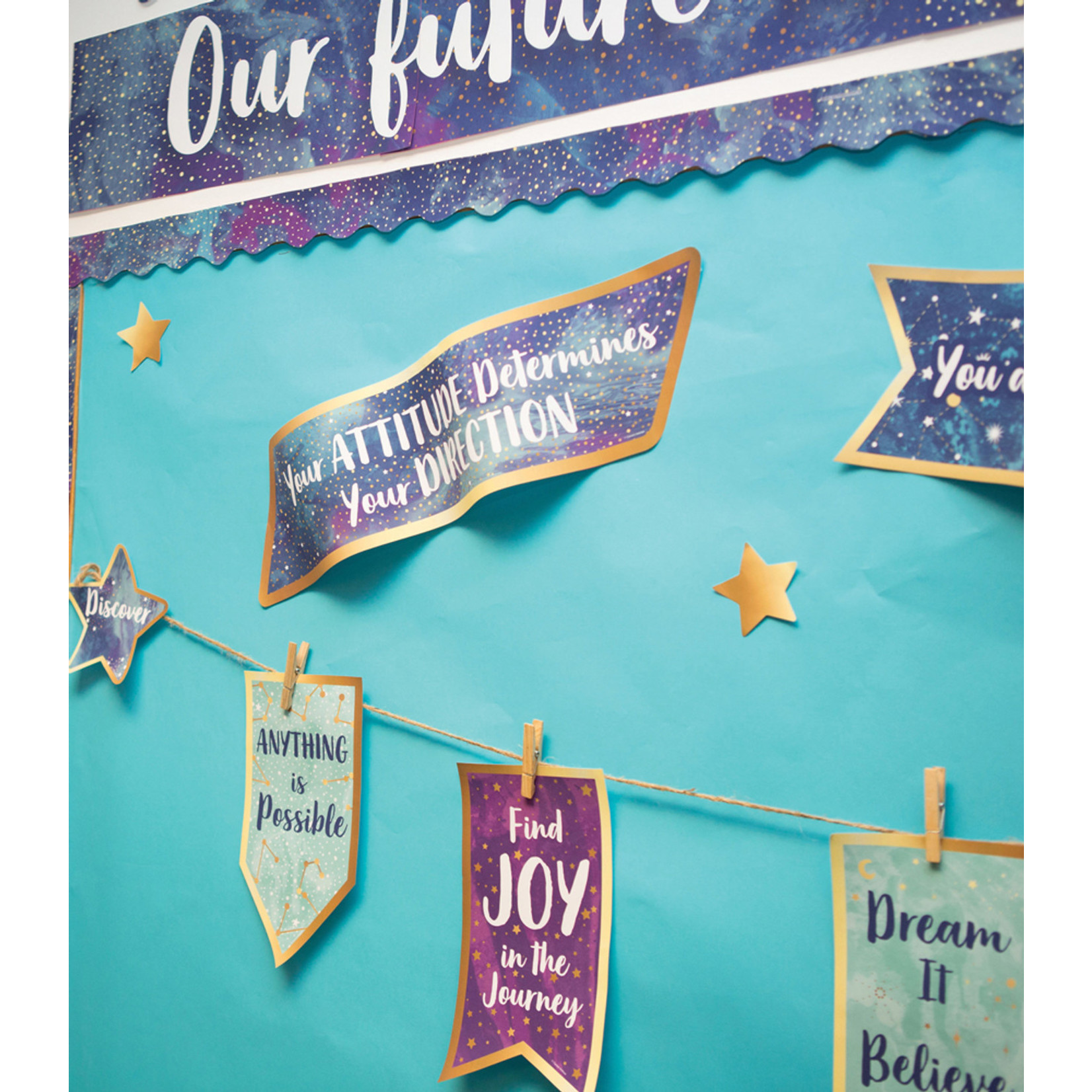 CARSON DELLOSA PUBLISHING CO CLM Motivational Signs Mini Bulletin Board Set